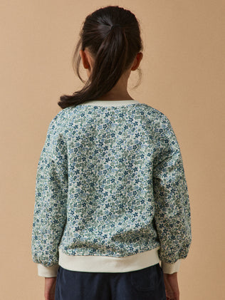Meisjessweater met Jeanne print - Biokatoen