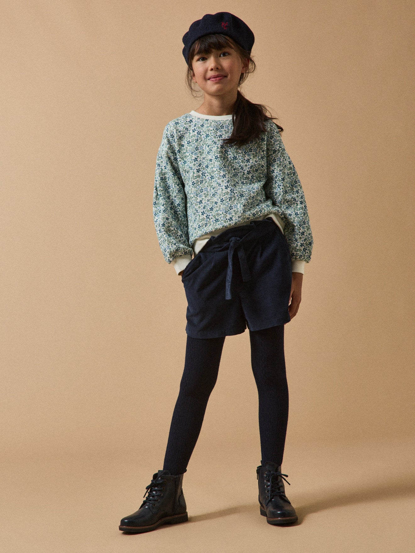 Meisjessweater met Jeanne print - Biokatoen