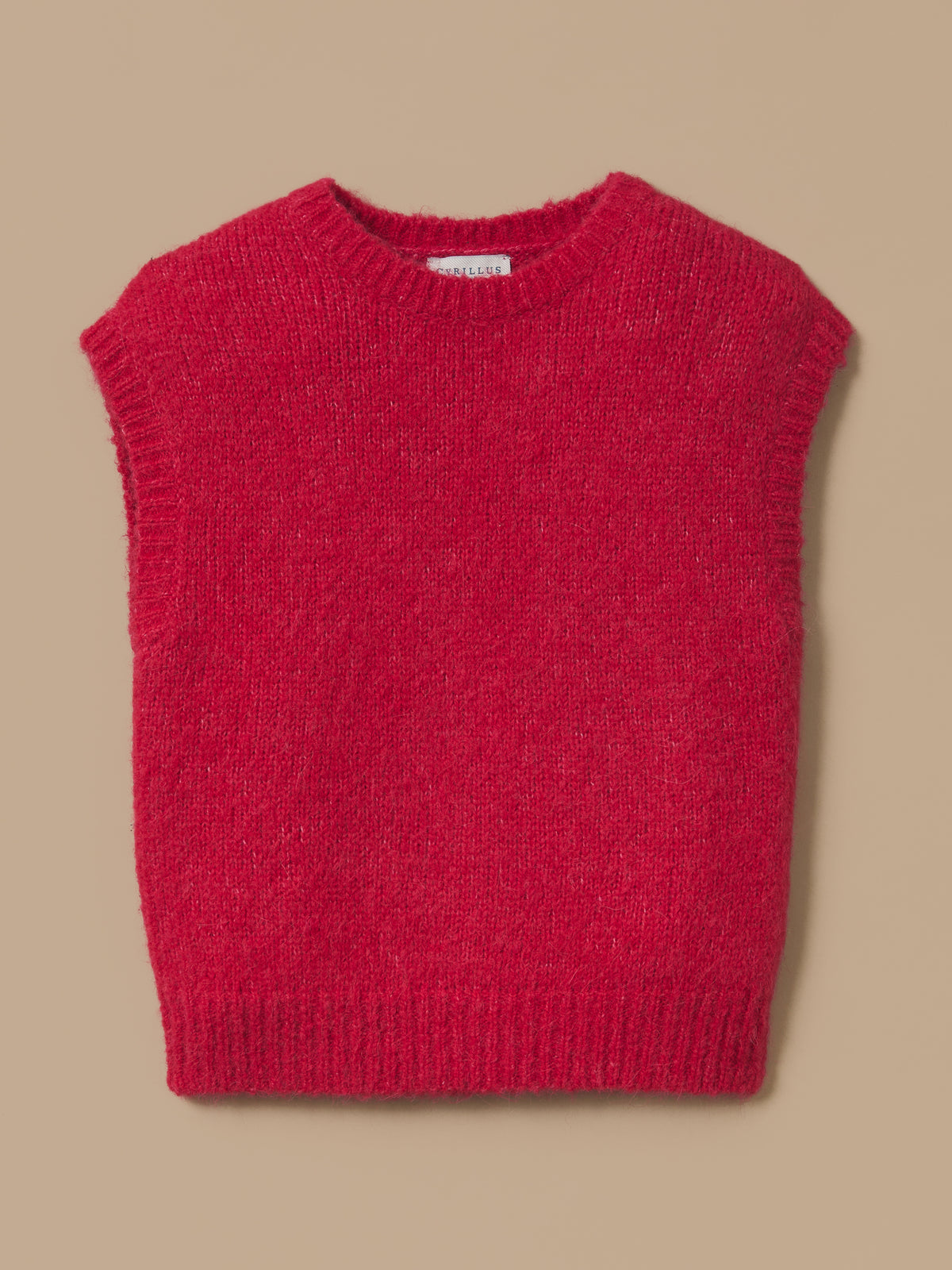 Pull sans manches Fille laine et alpaga