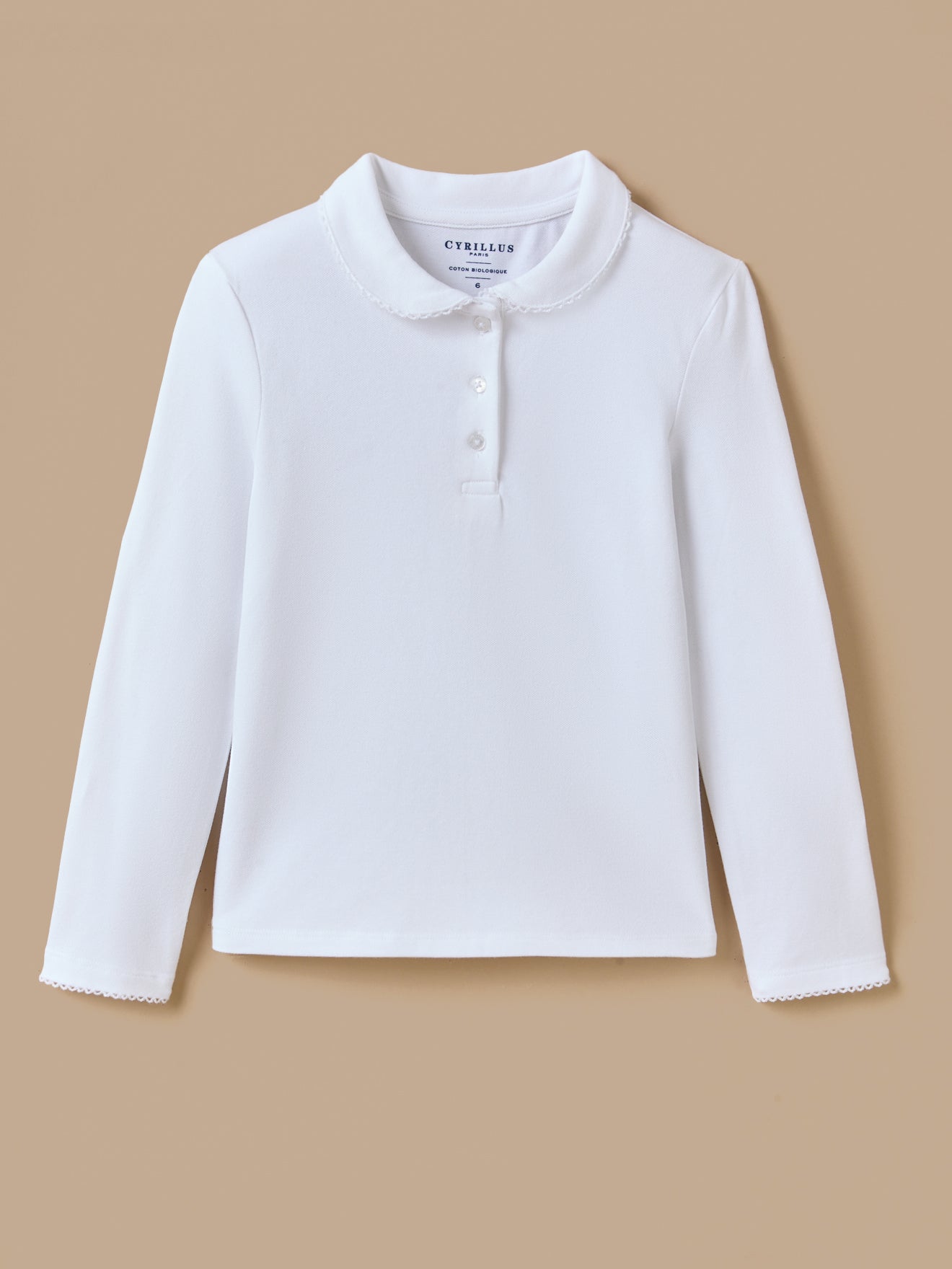 Polo en maille piquée Fille - Coton biologique