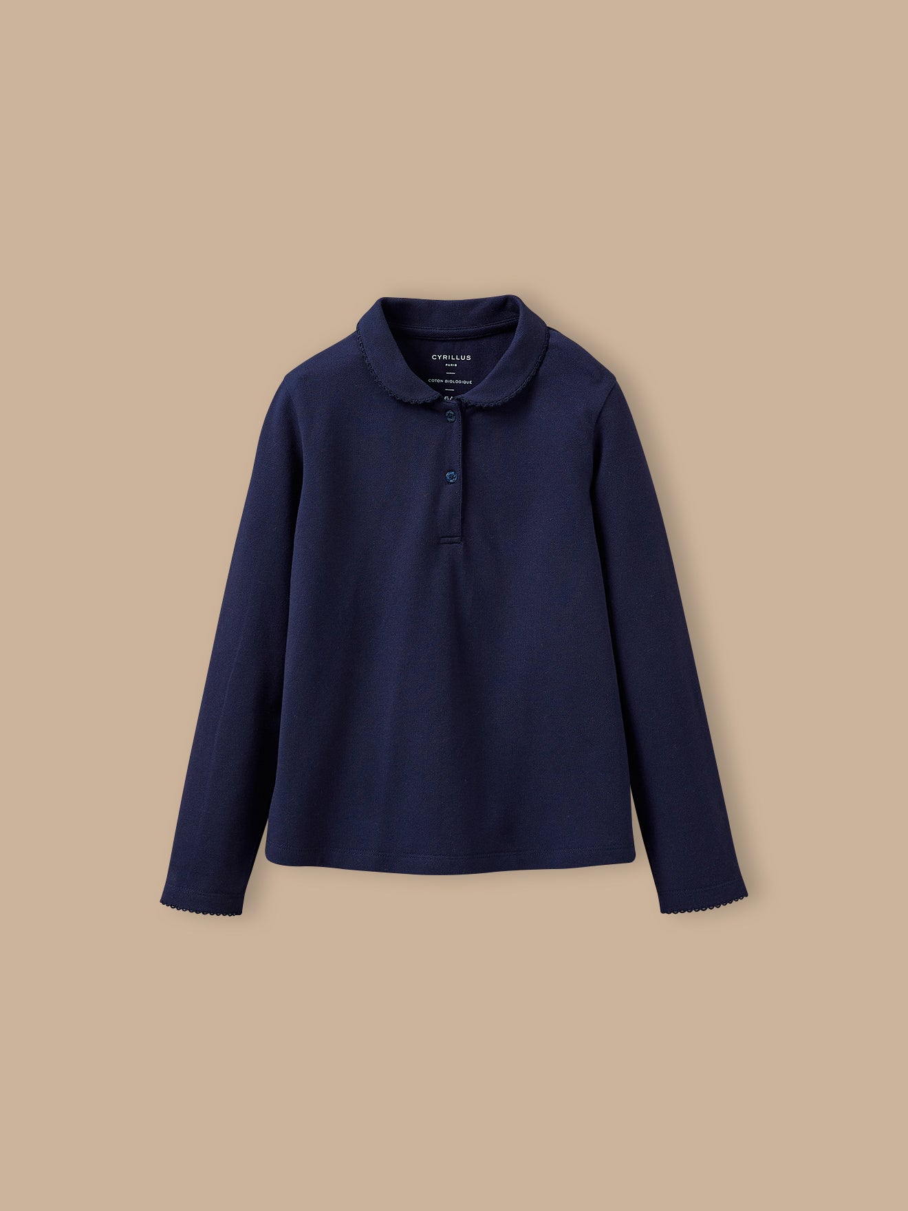 Polo en maille piquée Fille - Coton biologique