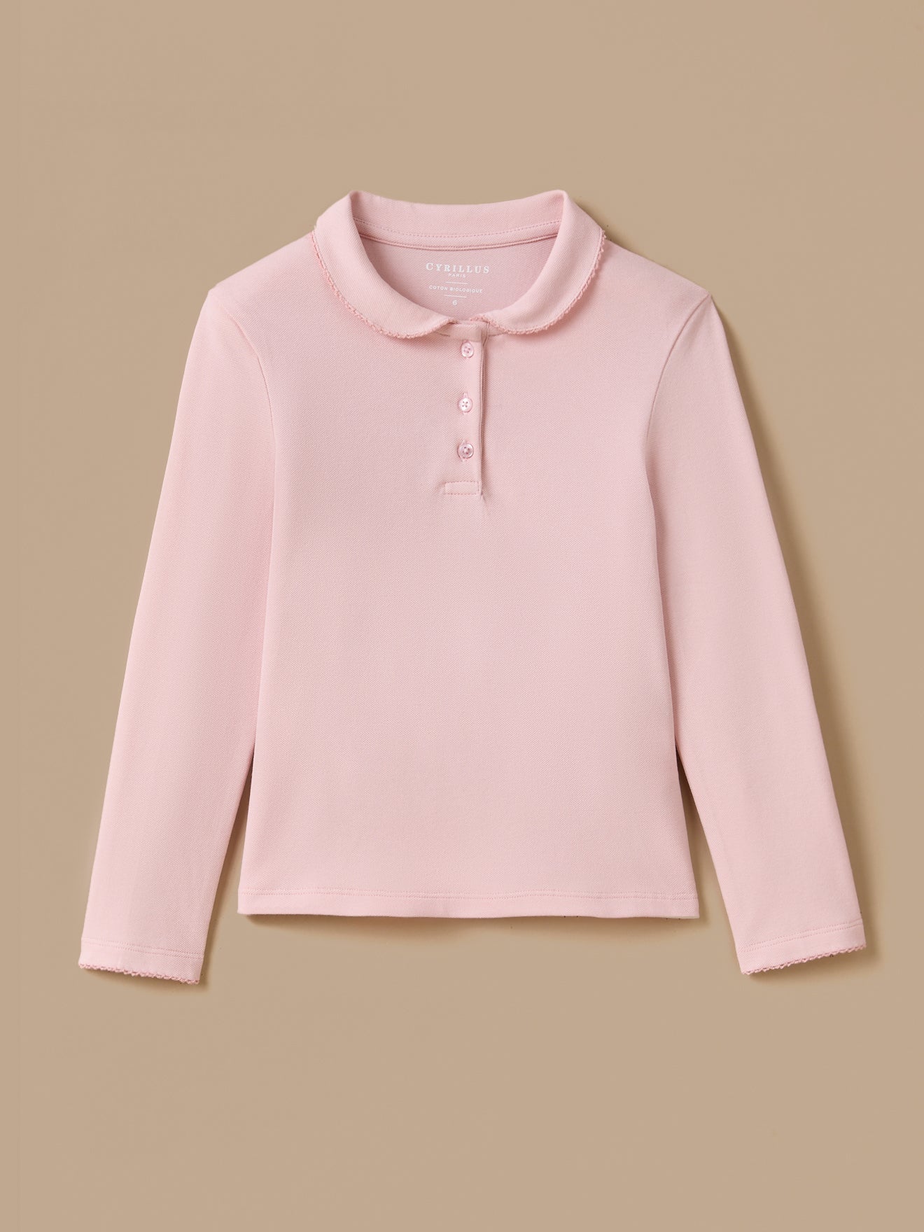 Polo en maille piquée Fille - Coton biologique
