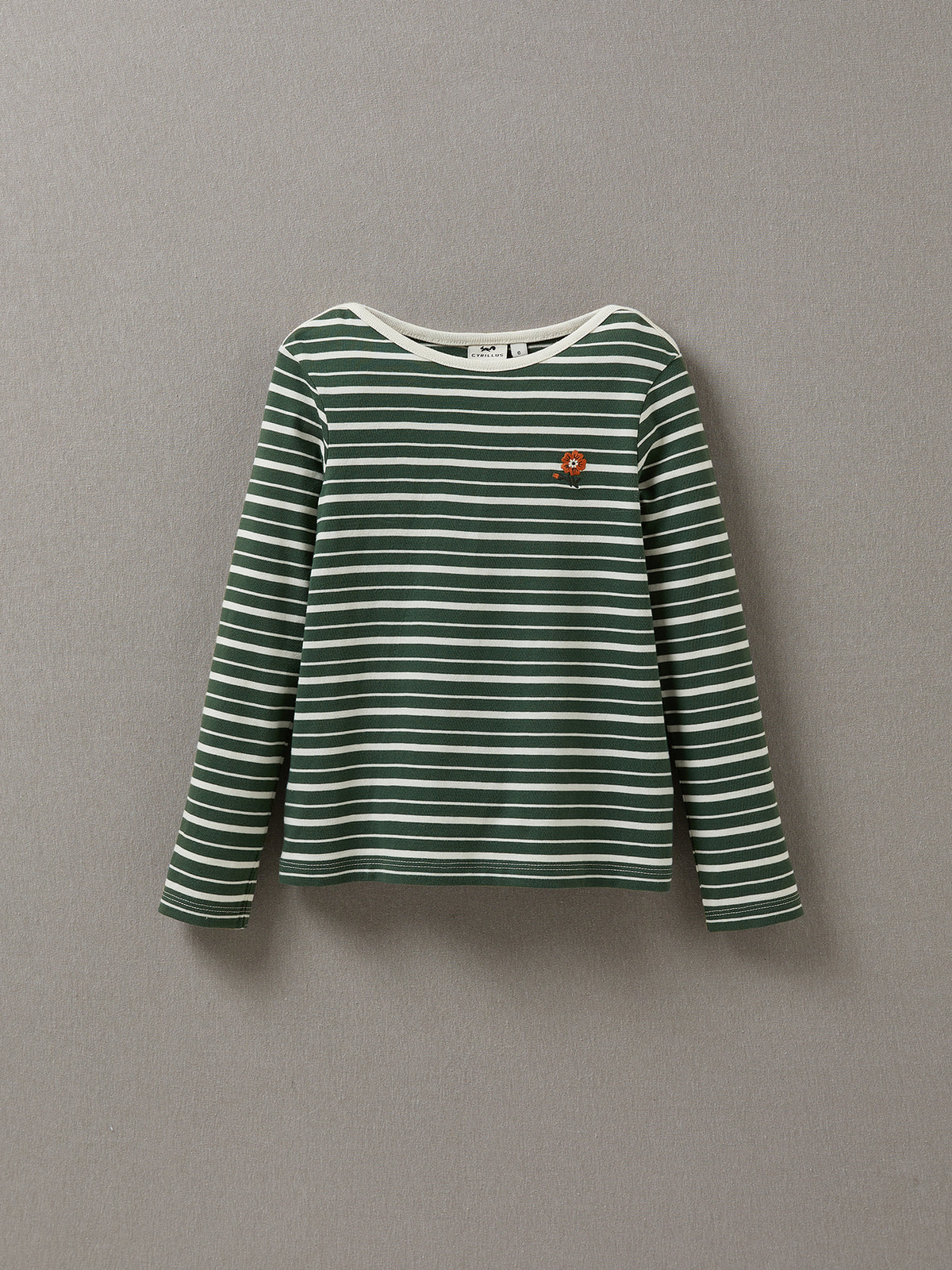 T-shirt marinière fille - Coton bio