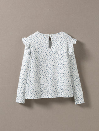 T-shirt à froufrou fille - Coton bio