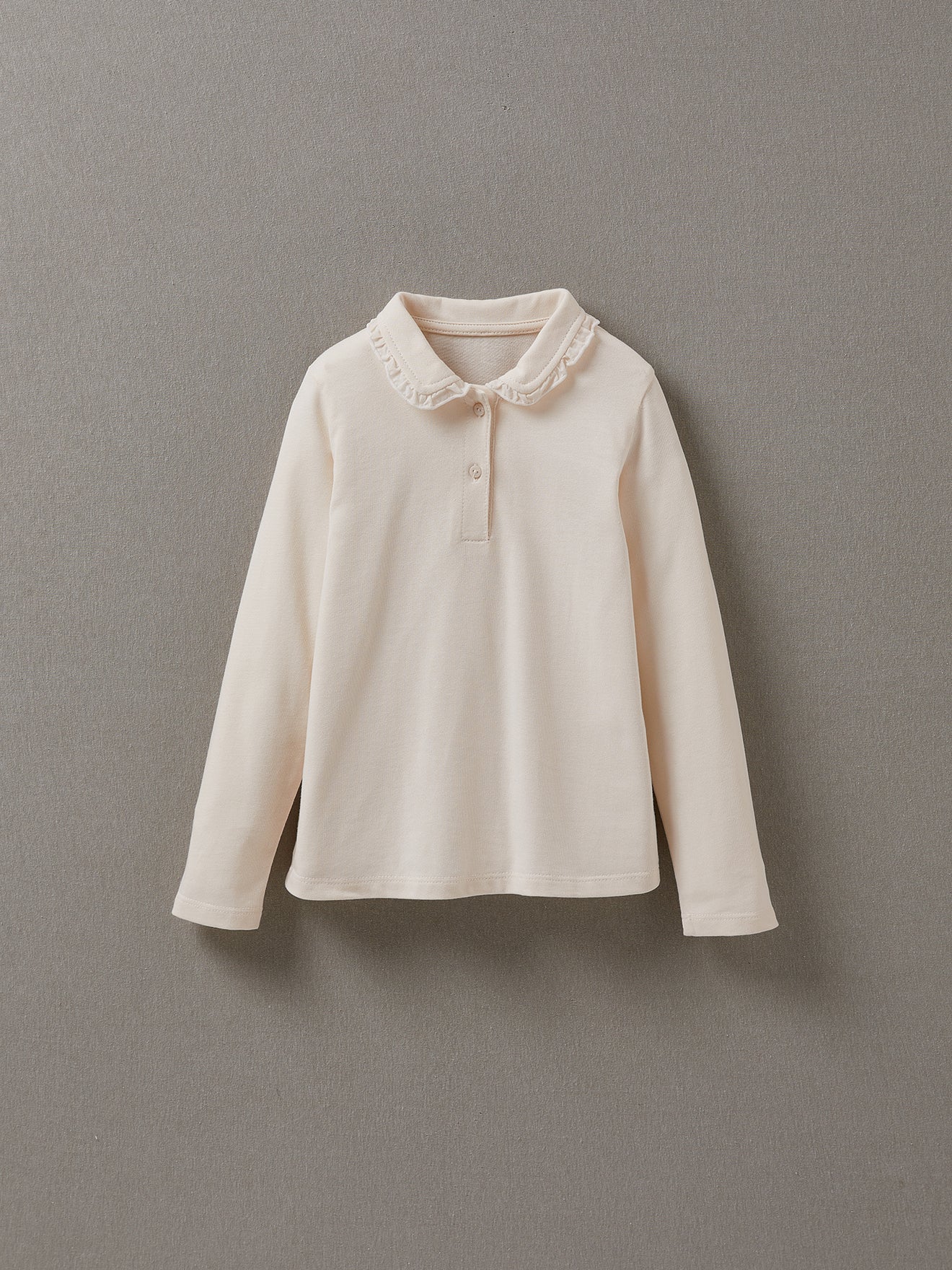 Polo Fille col volanté - Coton bio