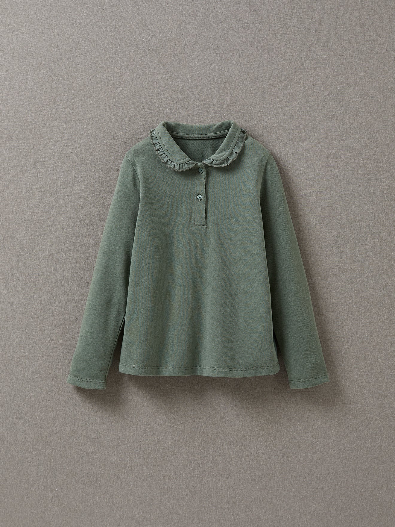 Polo Fille col volanté - Coton bio