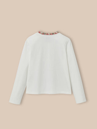 Tunesisch meisjesshirt met Liberty-stof - Biokatoen