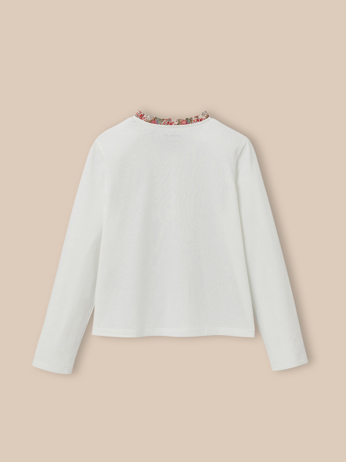 Tunesisch meisjesshirt met Liberty-stof - Biokatoen