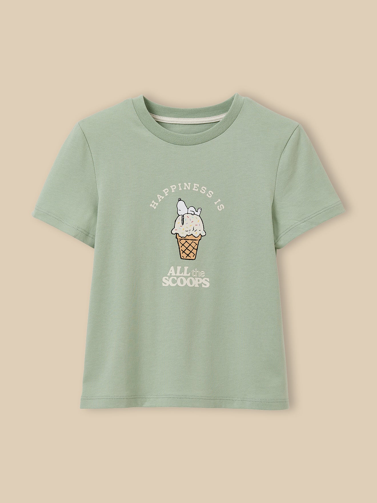 Kindershirt Cyrillus x PEANUTS(TM), Snoopy collectie