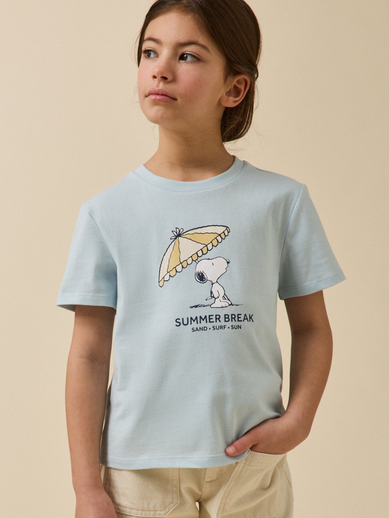 Kindershirt Cyrillus x PEANUTS(TM), Snoopy collectie