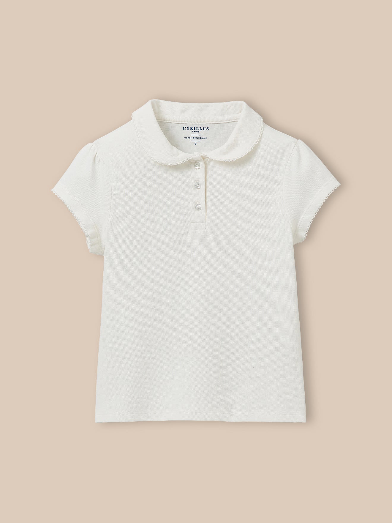 Polo Fille en maille piquée - Coton biologique