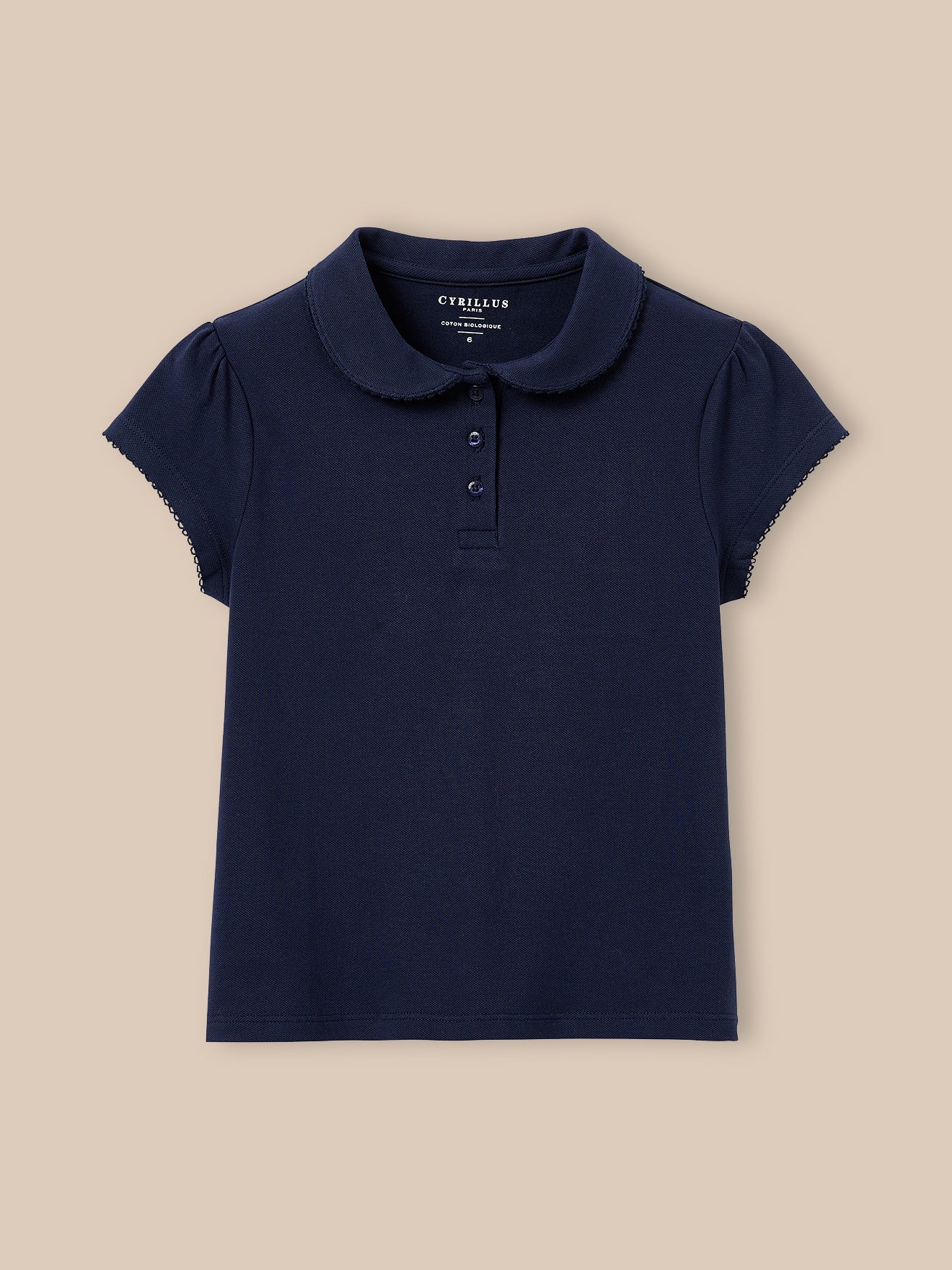 Polo Fille en maille piquée - Coton biologique