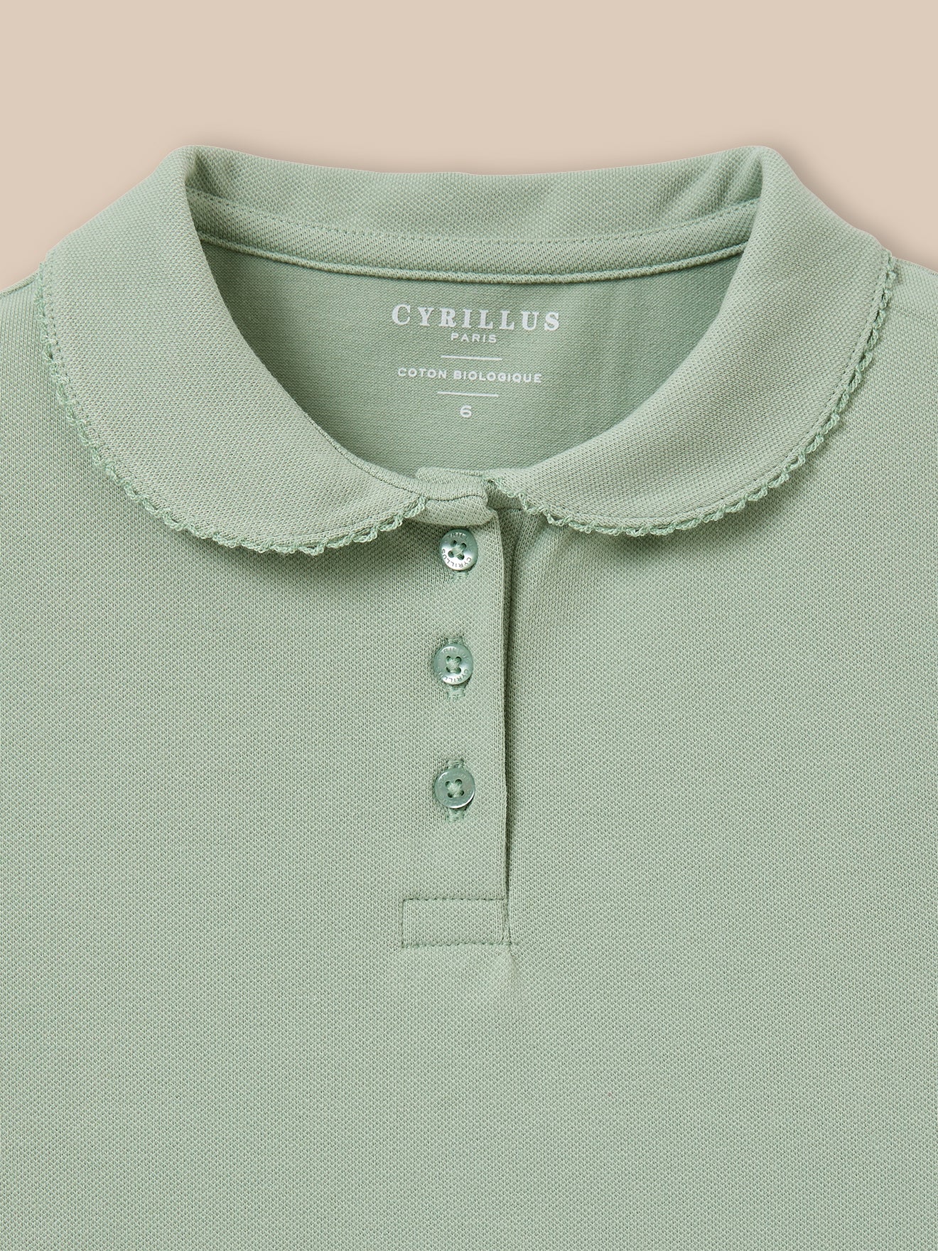 Polo Fille en maille piquée - Coton biologique