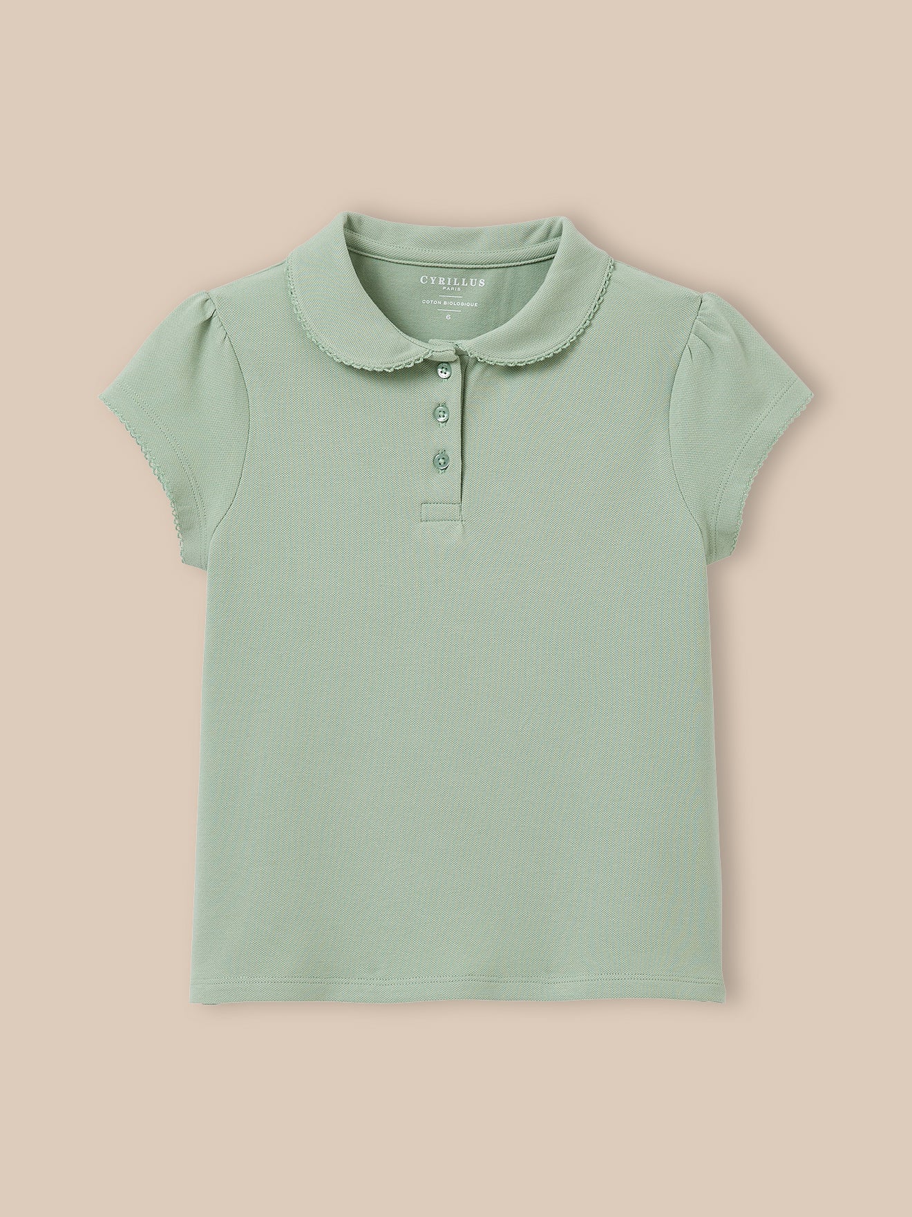 Polo Fille en maille piquée - Coton biologique
