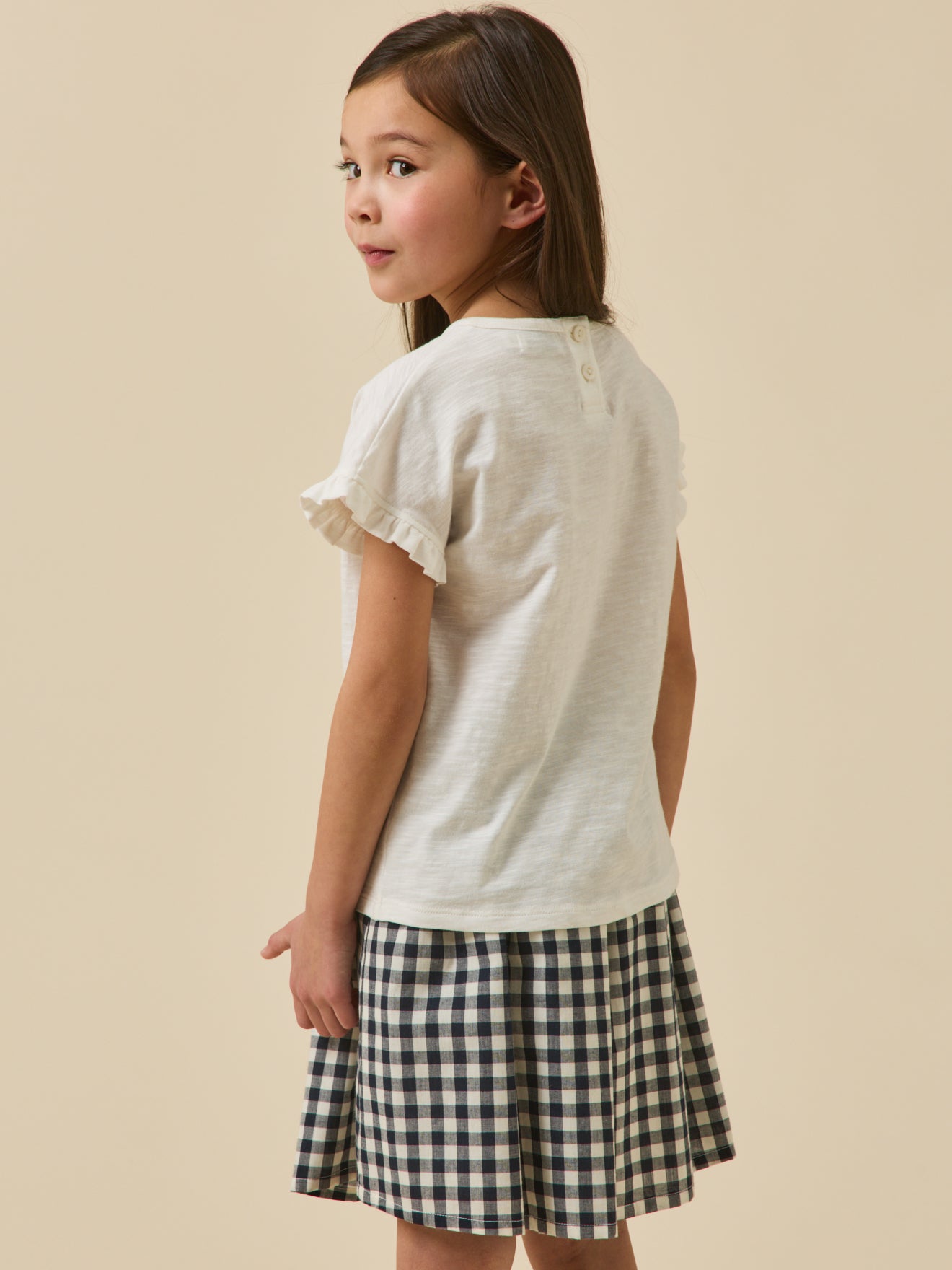 Meisjesshirt in biokatoen - Junior collectie