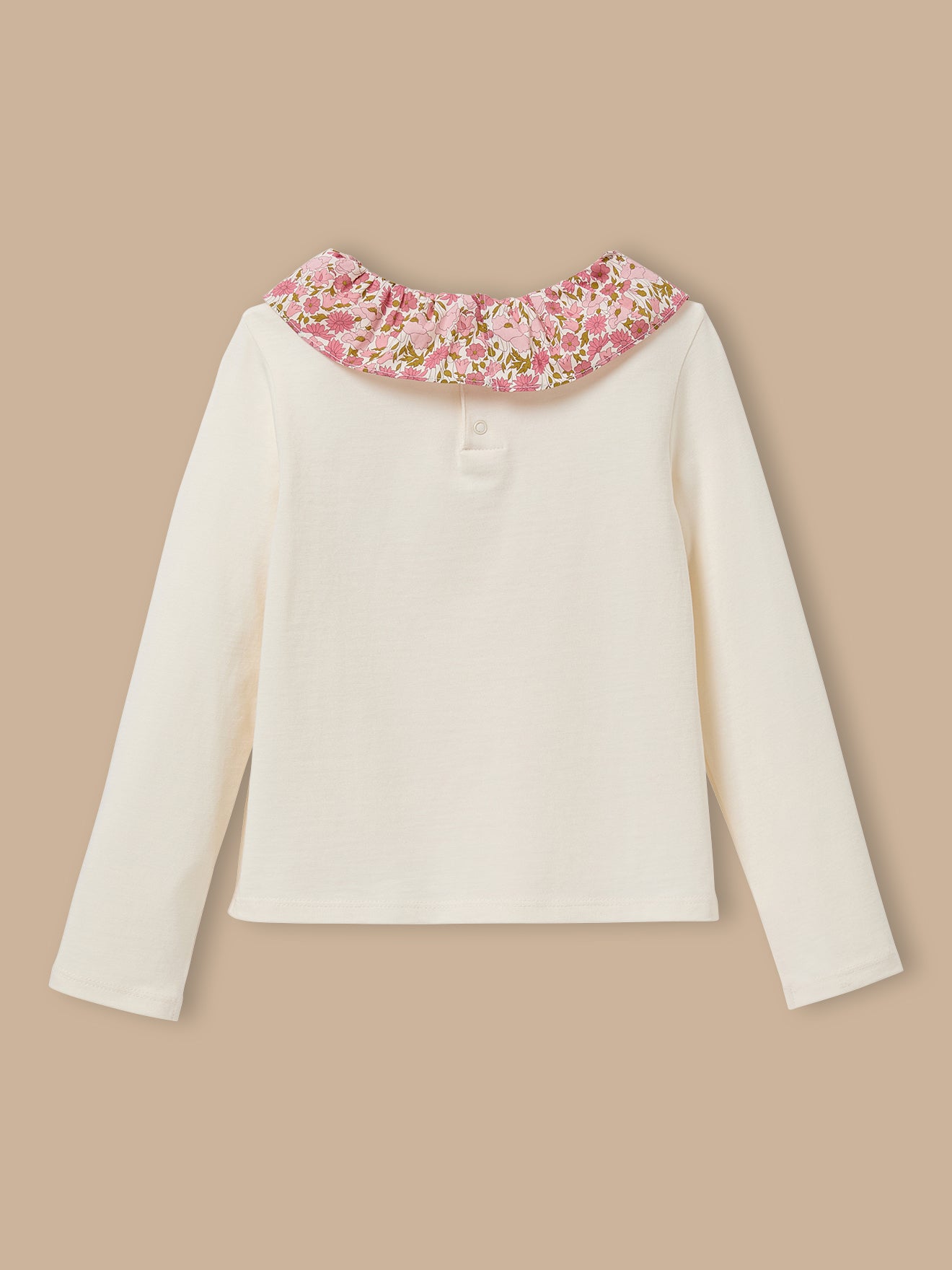 Meisjesshirt met kraag in Liberty-stof