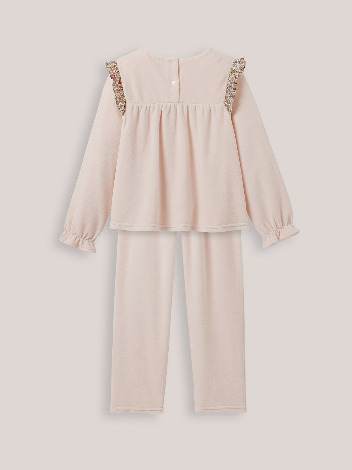 Pyjama velours Fille tissu Liberty