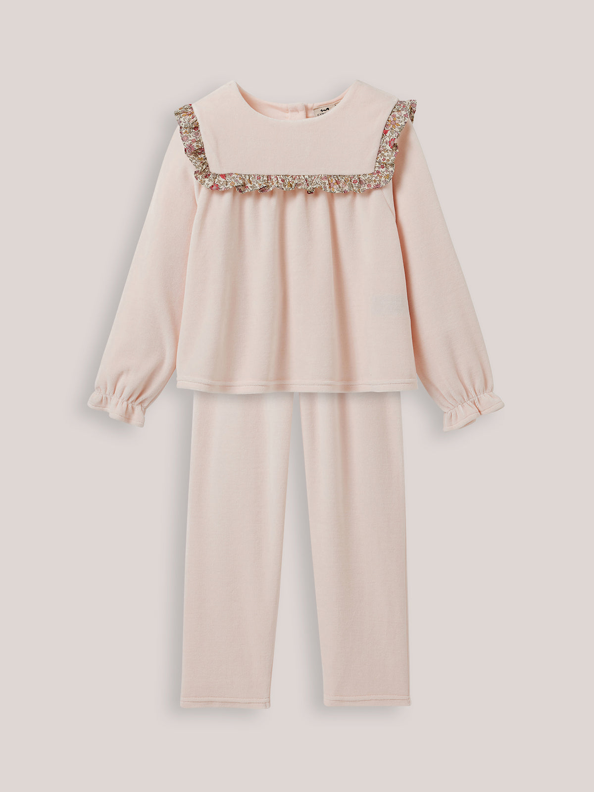 Pyjama velours Fille tissu Liberty
