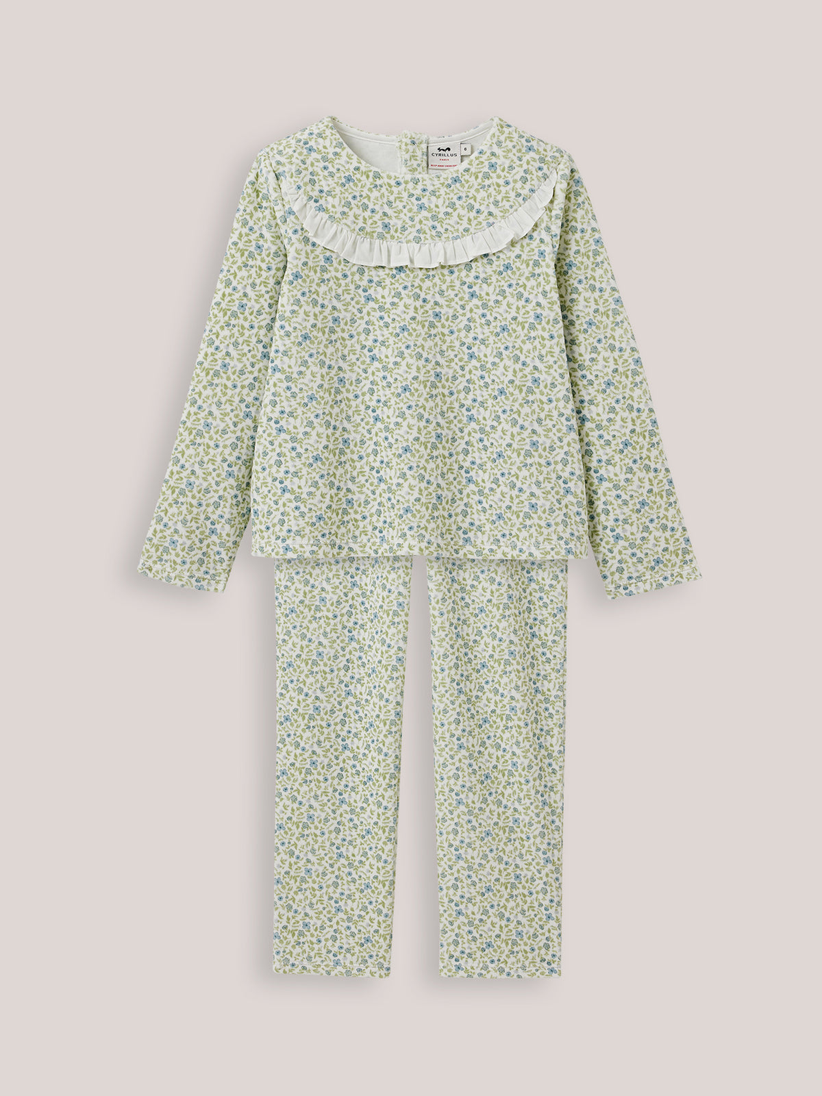 Pyjama velours Fille imprimé Charlotte