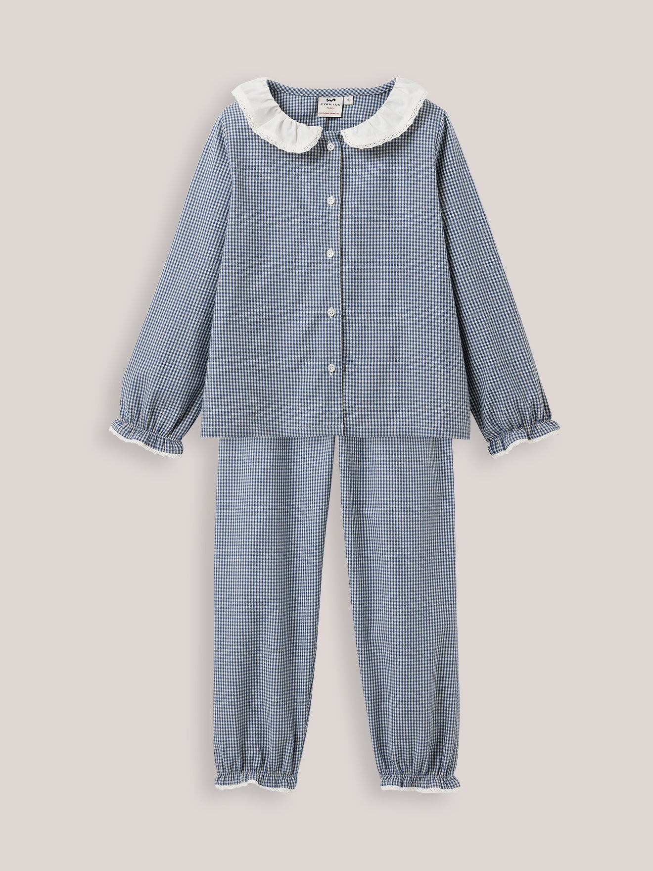 Pyjama vichy en flanelle Fille