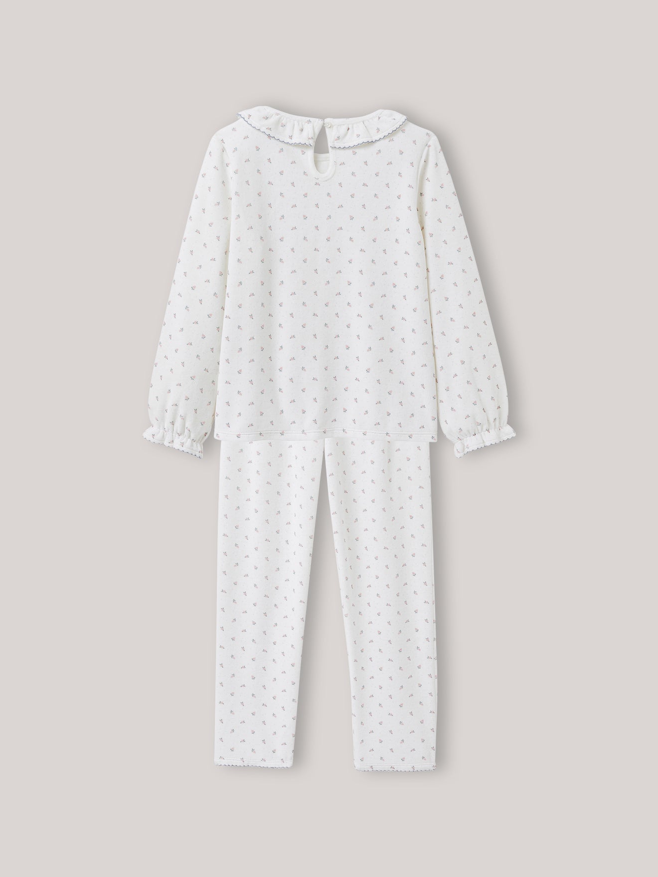 Pyjama Fille en velours - imprimé Grappes - Coton biologique