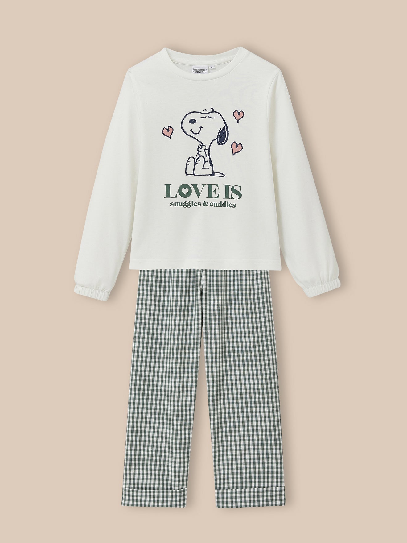 Kinderpyjama Cyrillus X PEANUTS™, Snoopy collectie