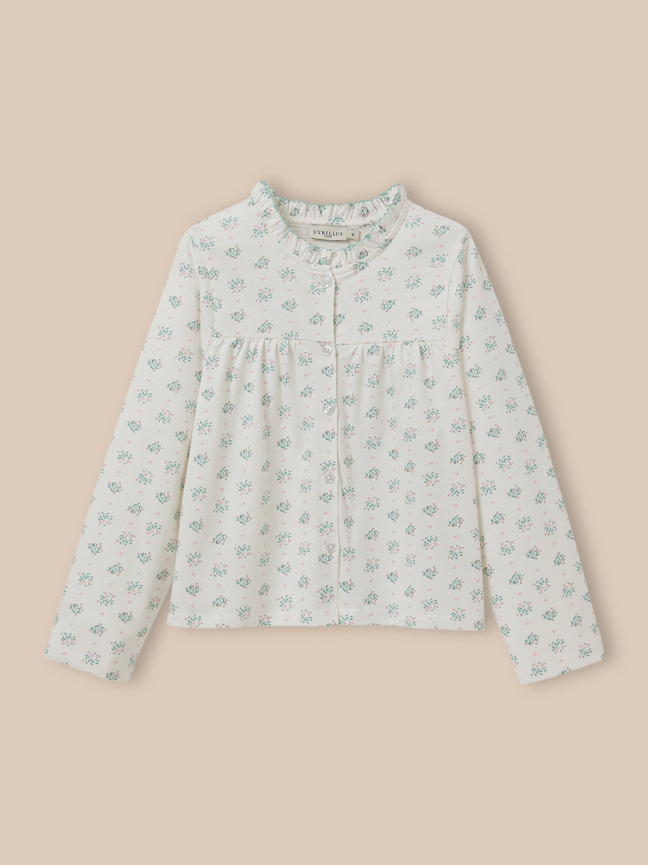 Bedrukte meisjespyjama