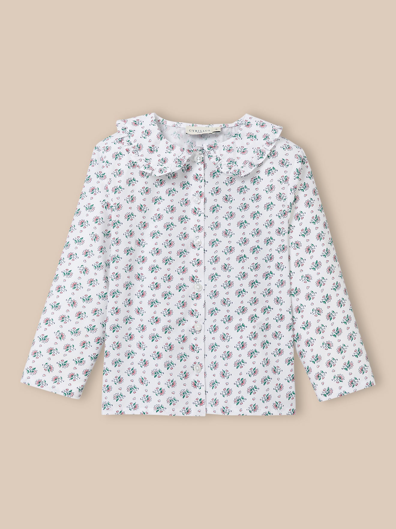 Bedrukte meisjespyjama