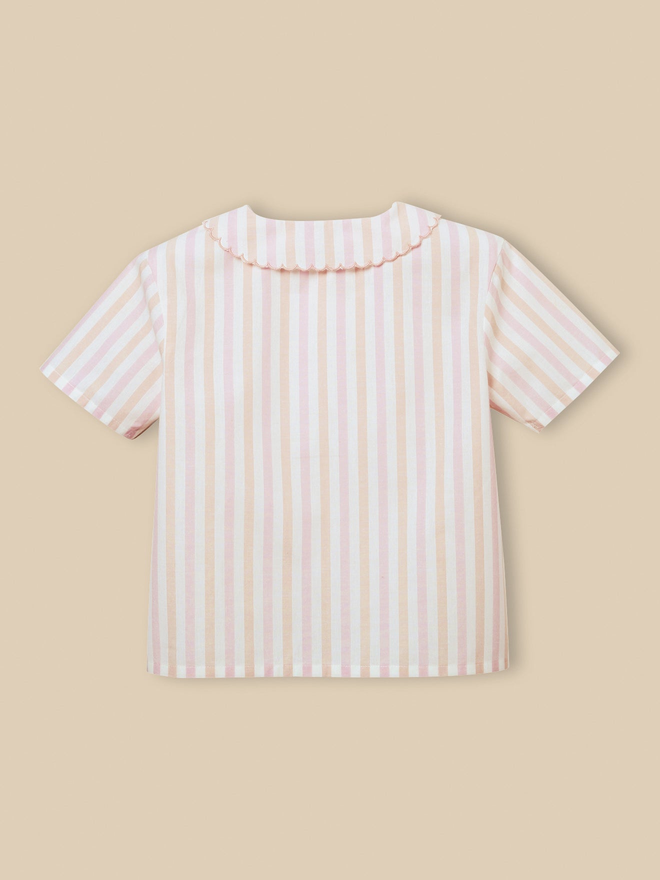 Gestreepte meisjespyjama