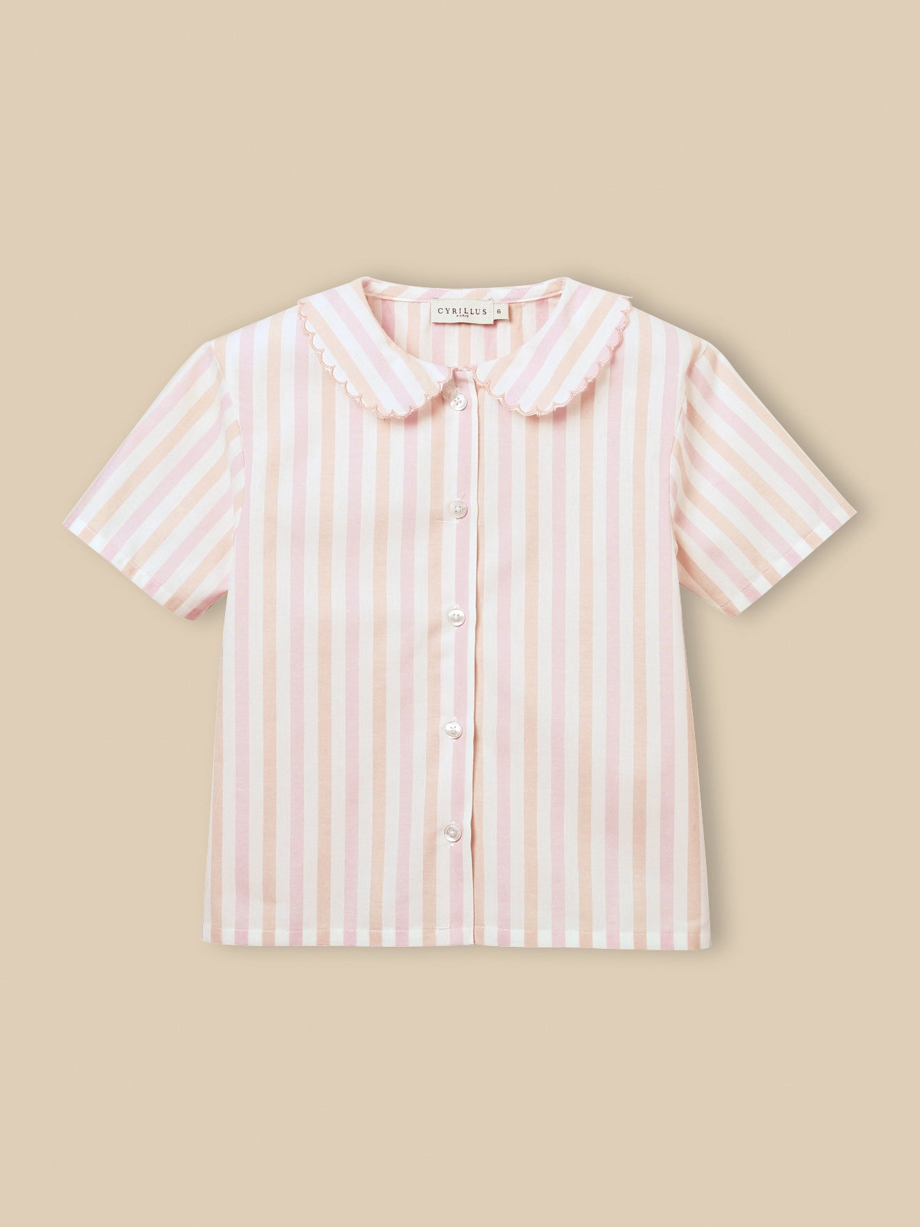 Gestreepte meisjespyjama