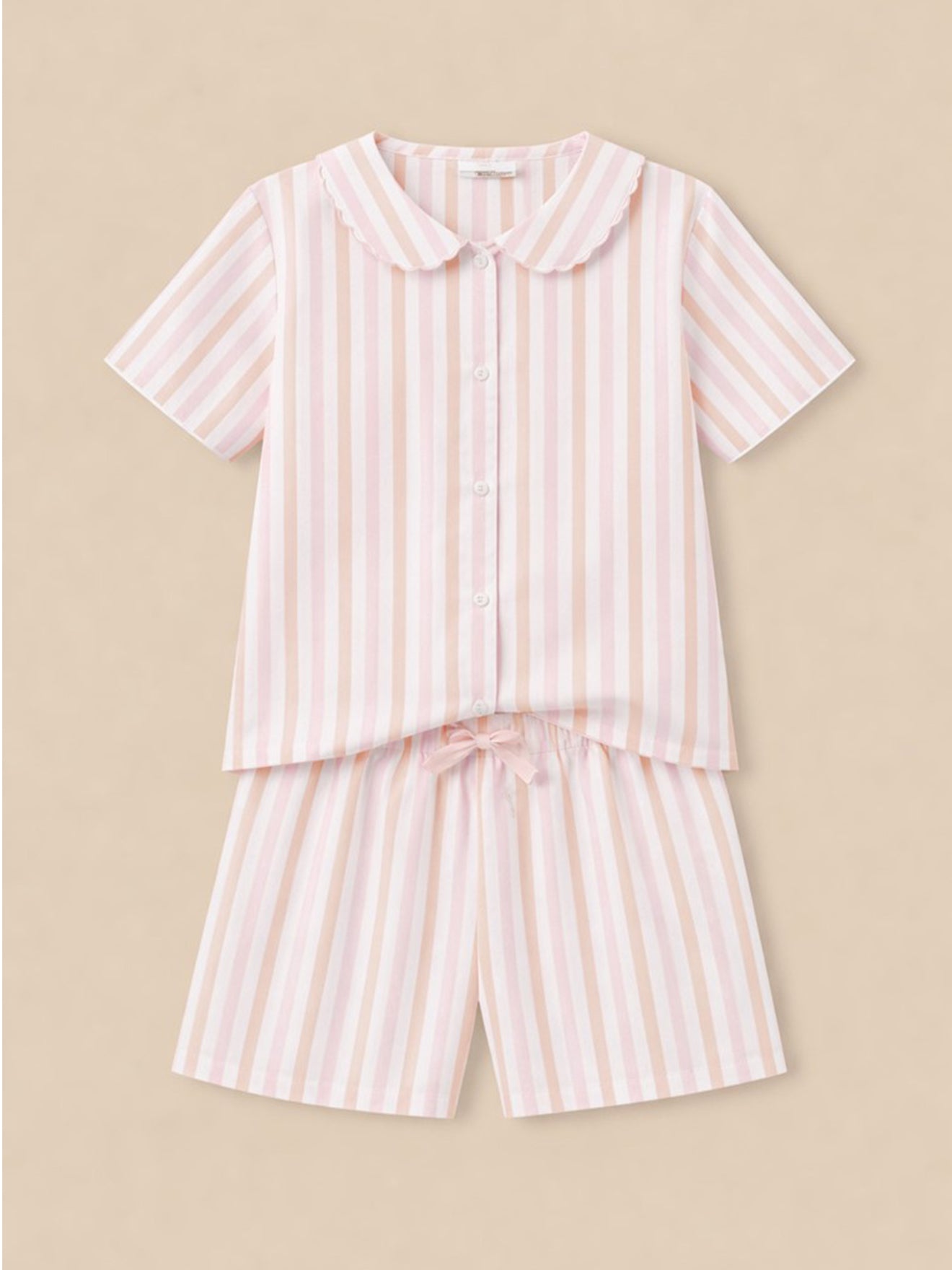 Gestreepte meisjespyjama