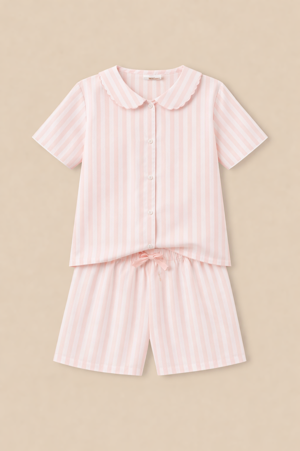 Gestreepte meisjespyjama