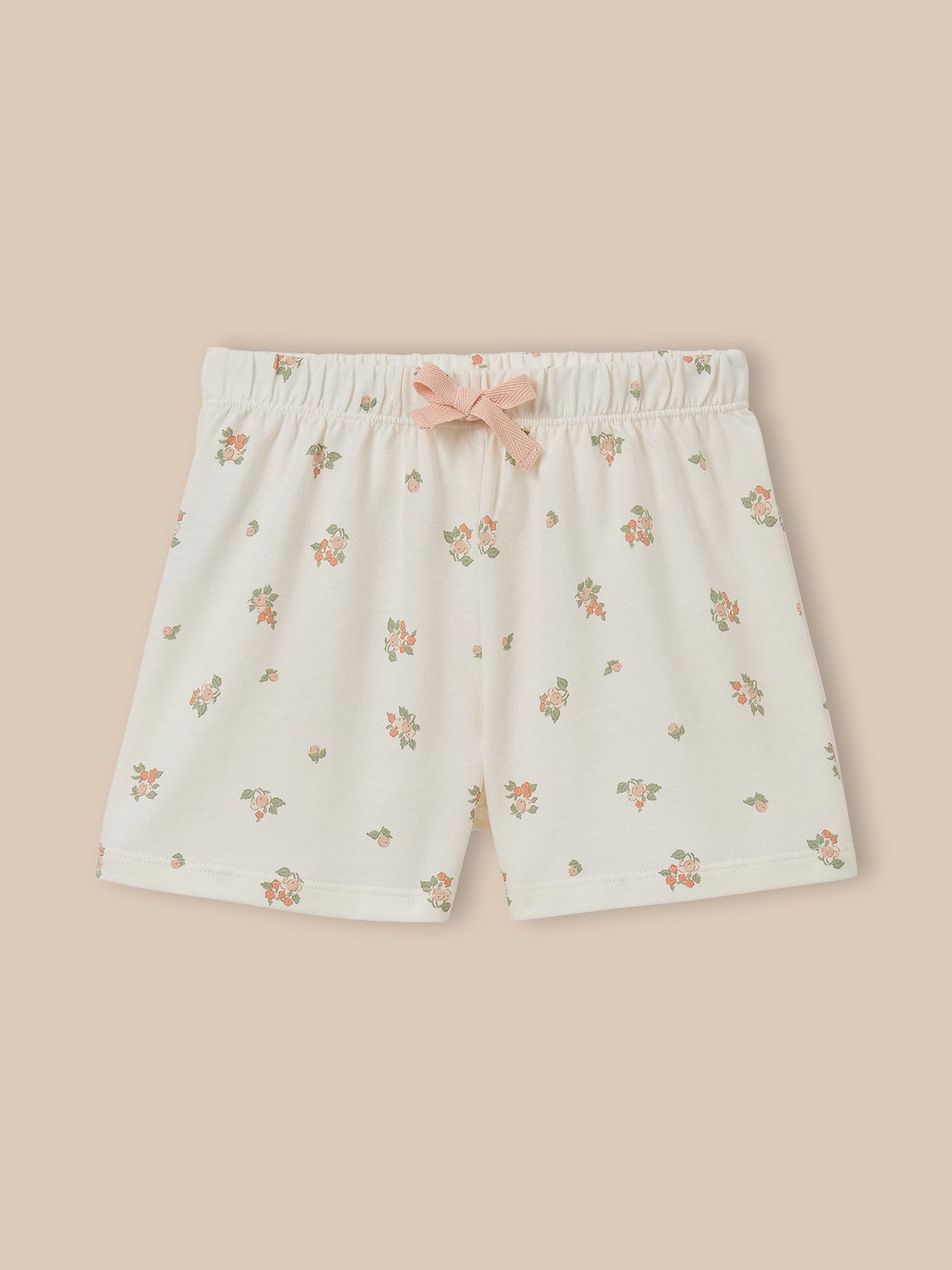 Meisjesshortama met bessenprint