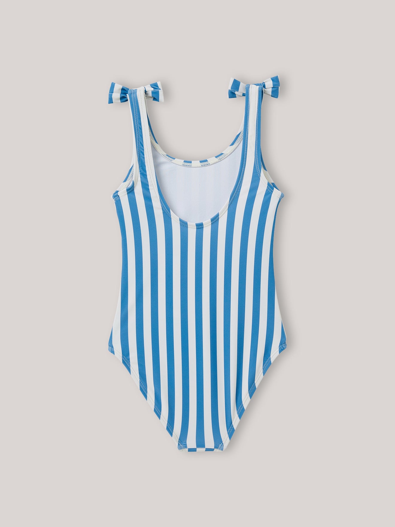 Meisjesbadpak - gestreept