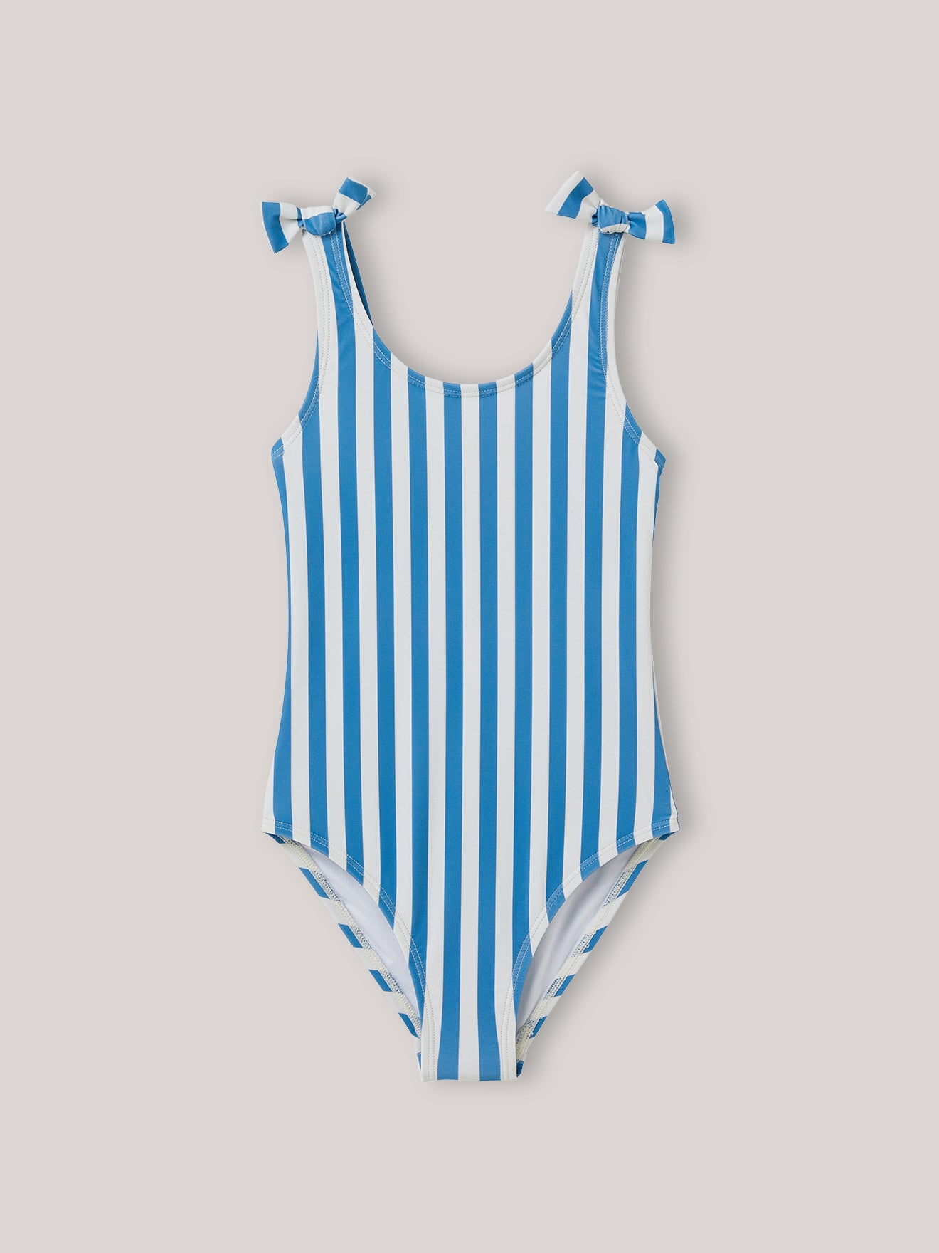 Meisjesbadpak - gestreept