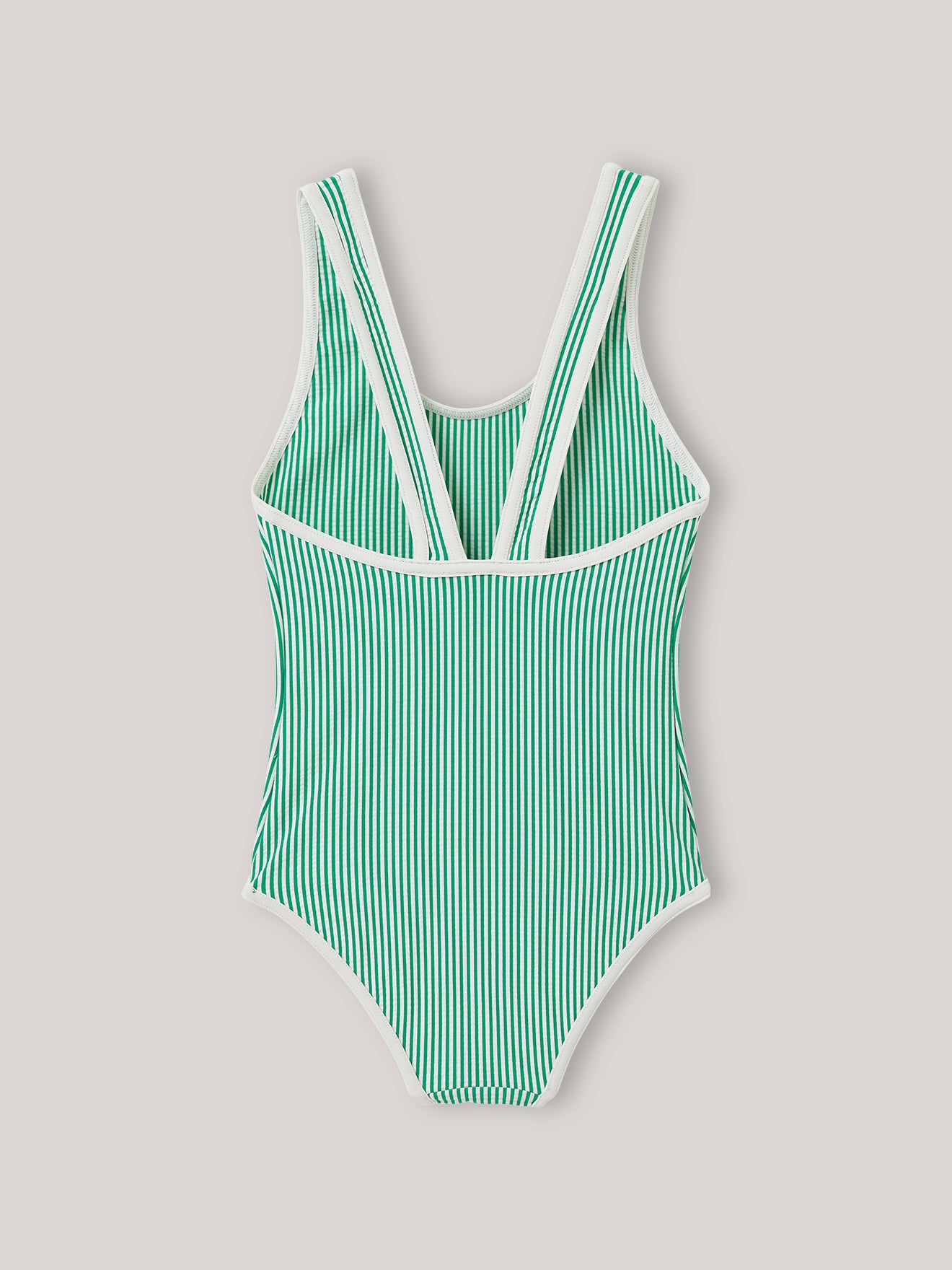 Maillot de bain Fille 1 pièce - Seersucker rayé
