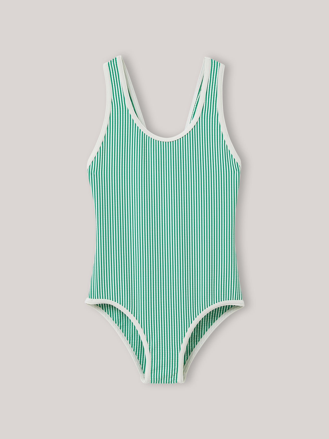 Maillot de bain Fille 1 pièce - Seersucker rayé