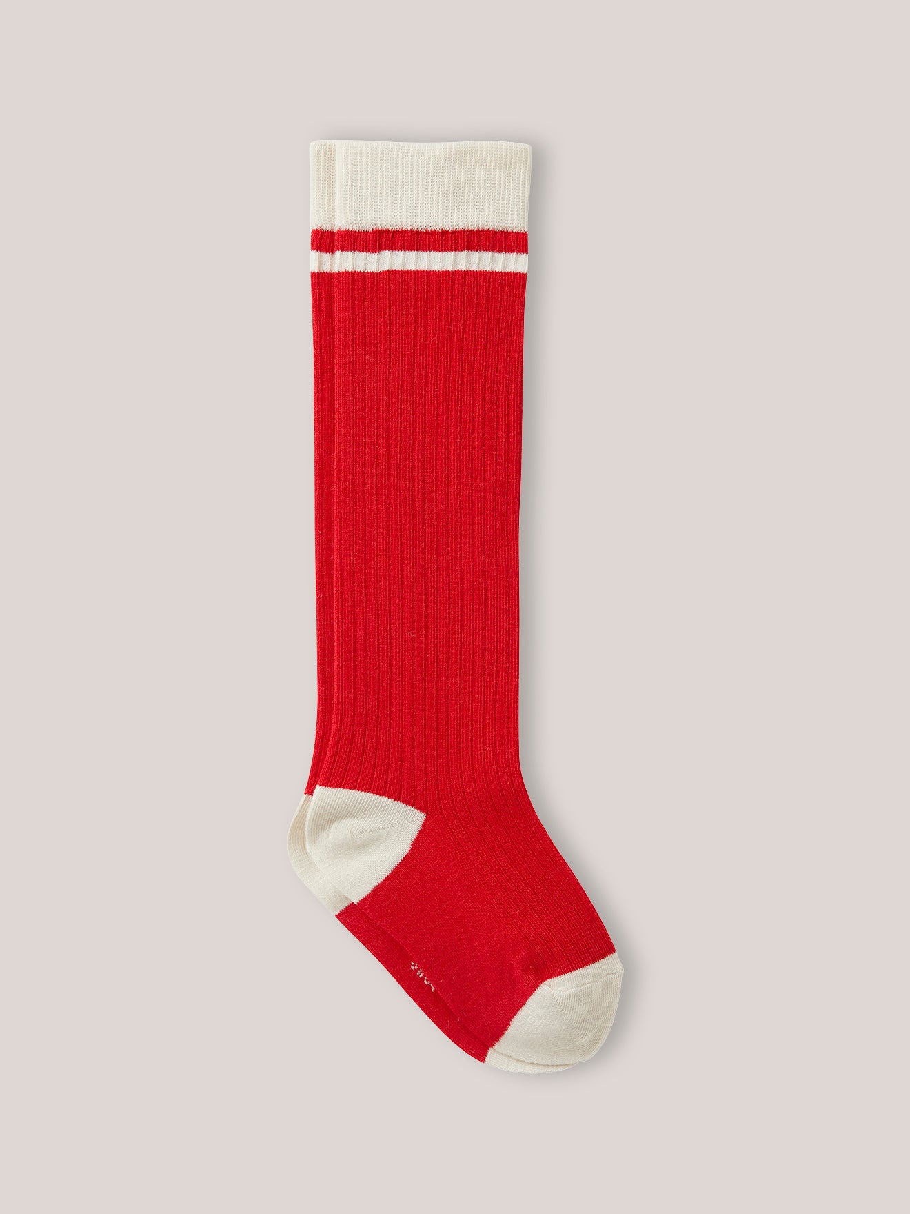 Chaussettes hautes Fille côtelées