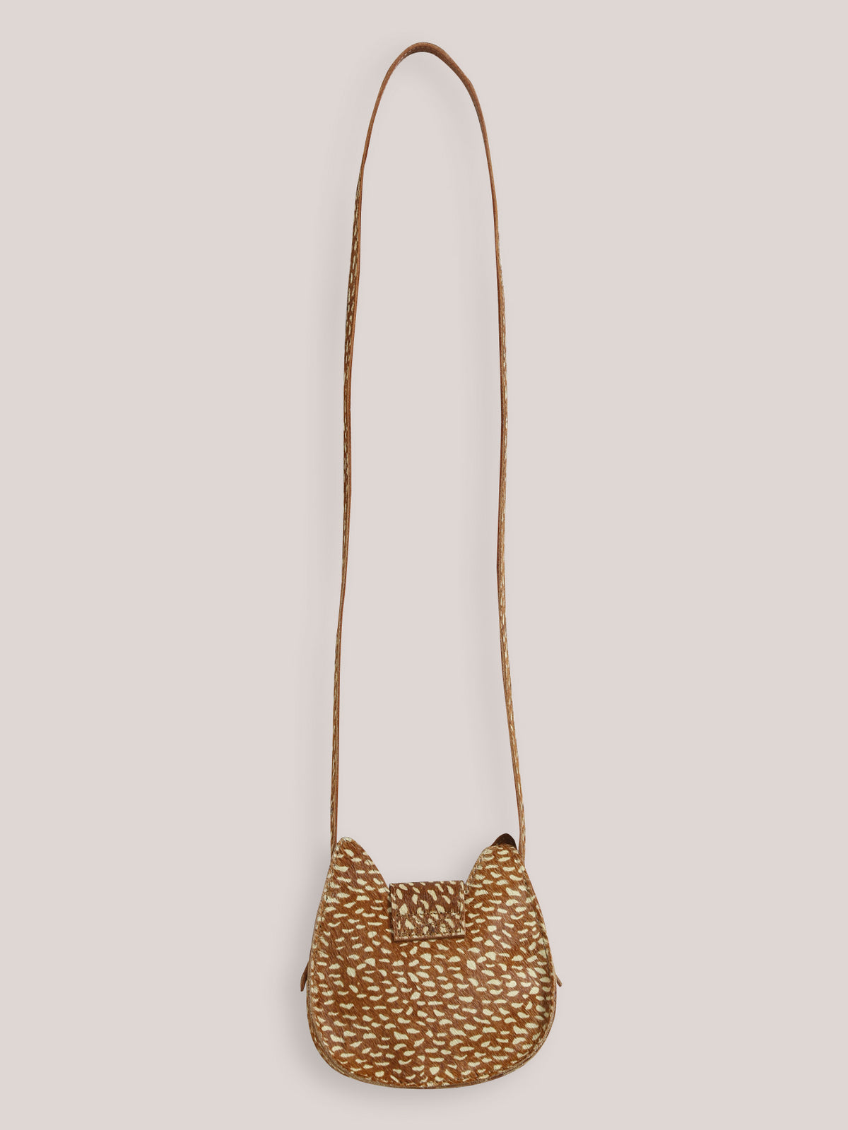 Sac écureuil en cuir Fille