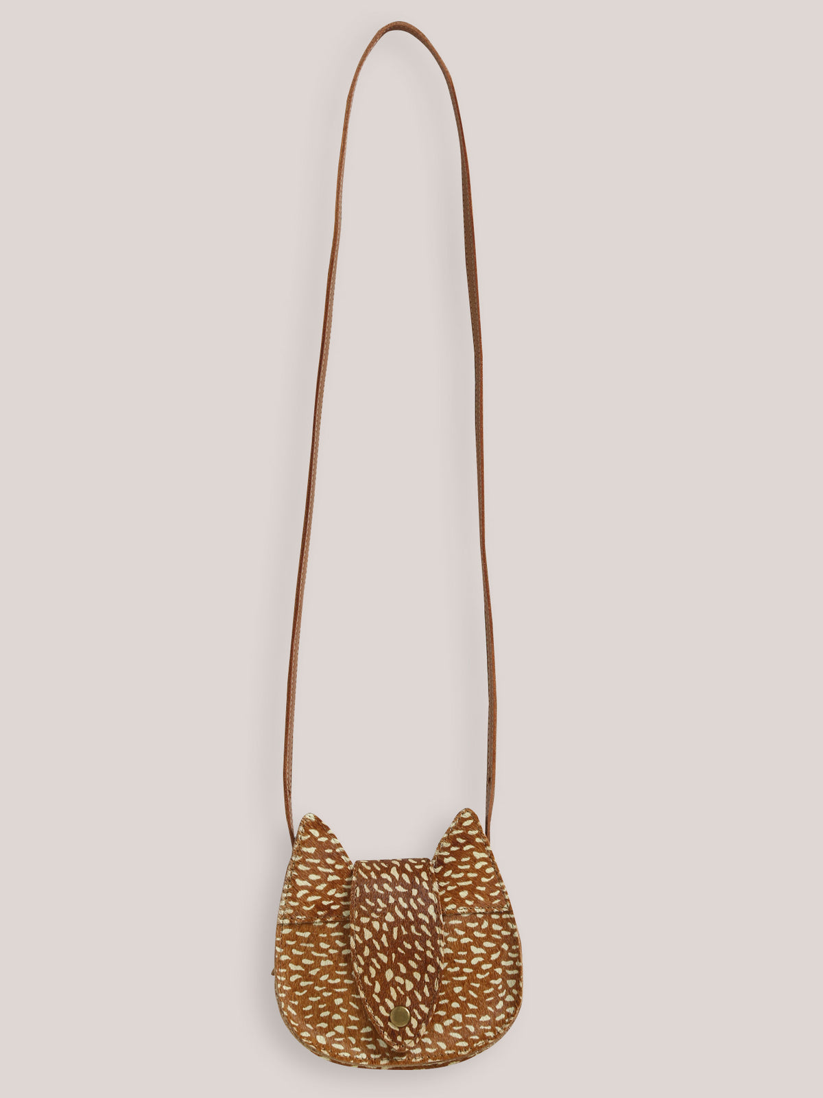 Sac écureuil en cuir Fille