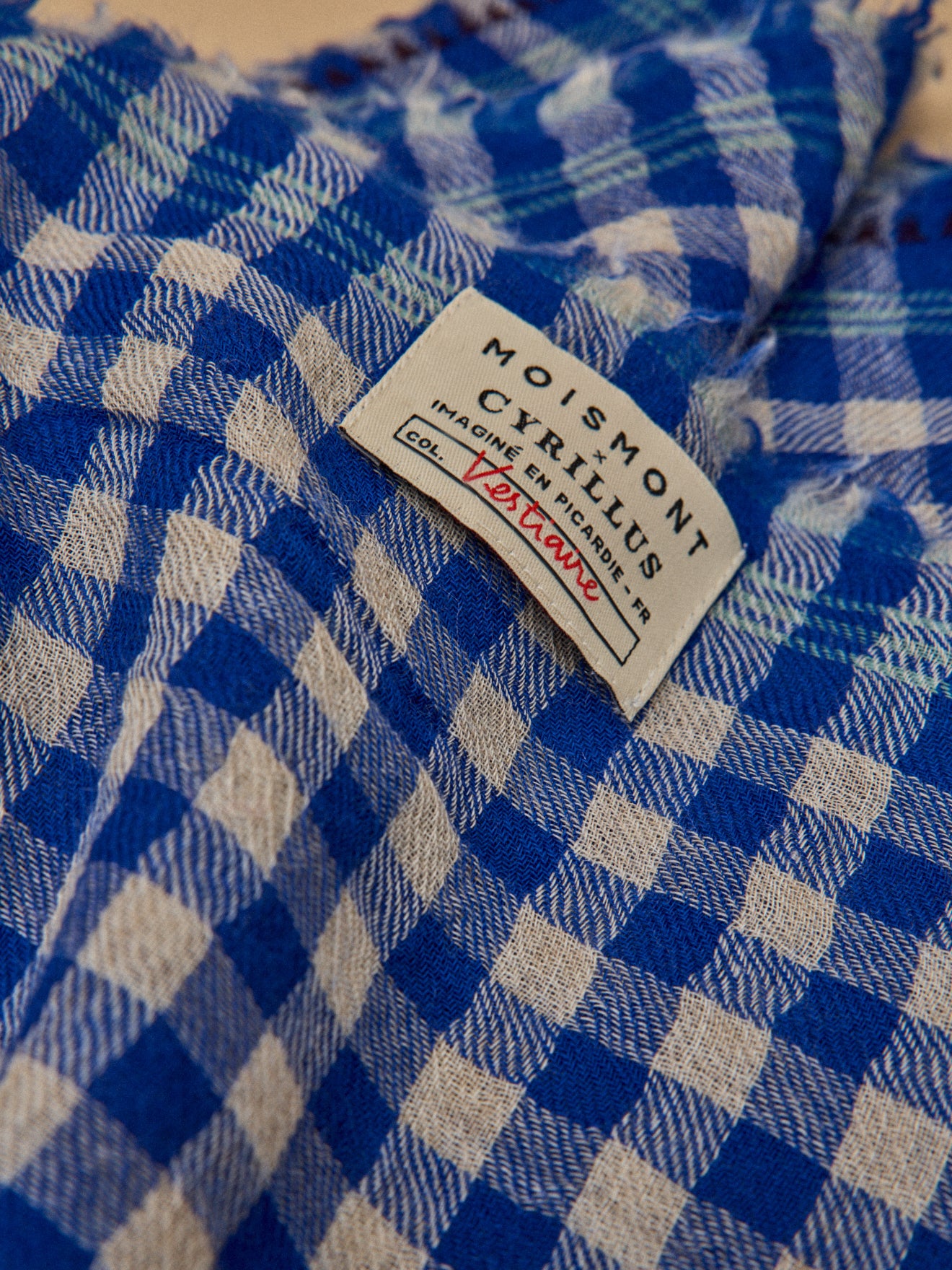 Foulard vichy - Collaboration Moismont x Cyrillus