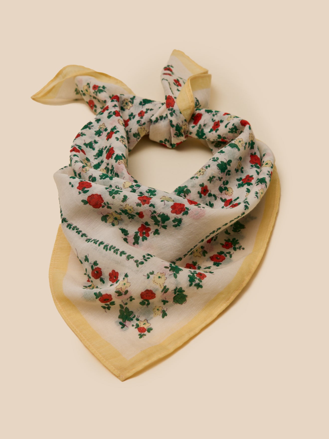 Foulard fleurs Fille - Coton biologique