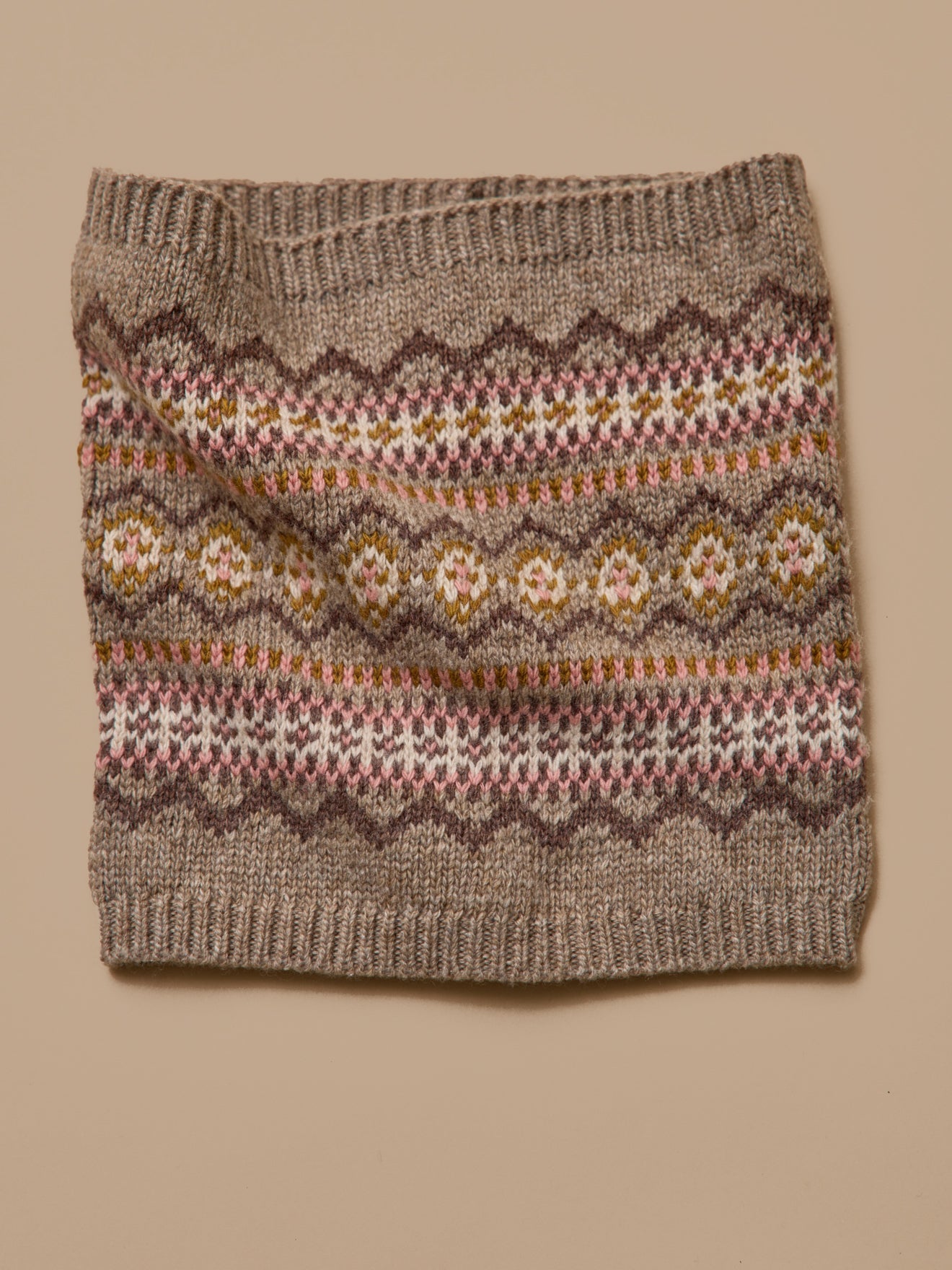 Snood jacquard enfant