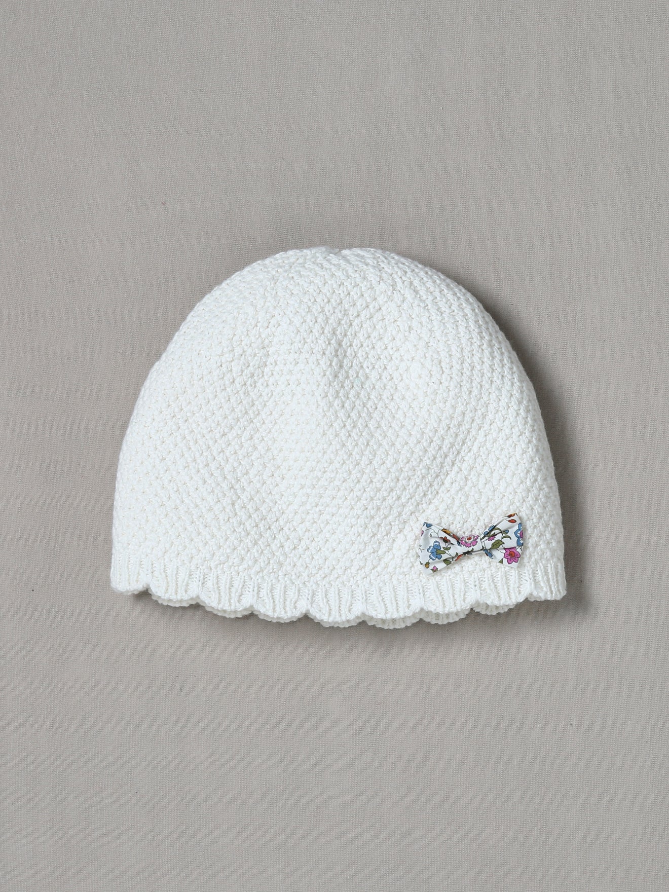 Bonnet festonné Fille tissu Liberty