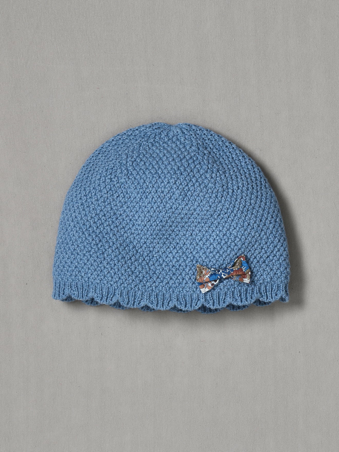 Bonnet festonné Fille tissu Liberty