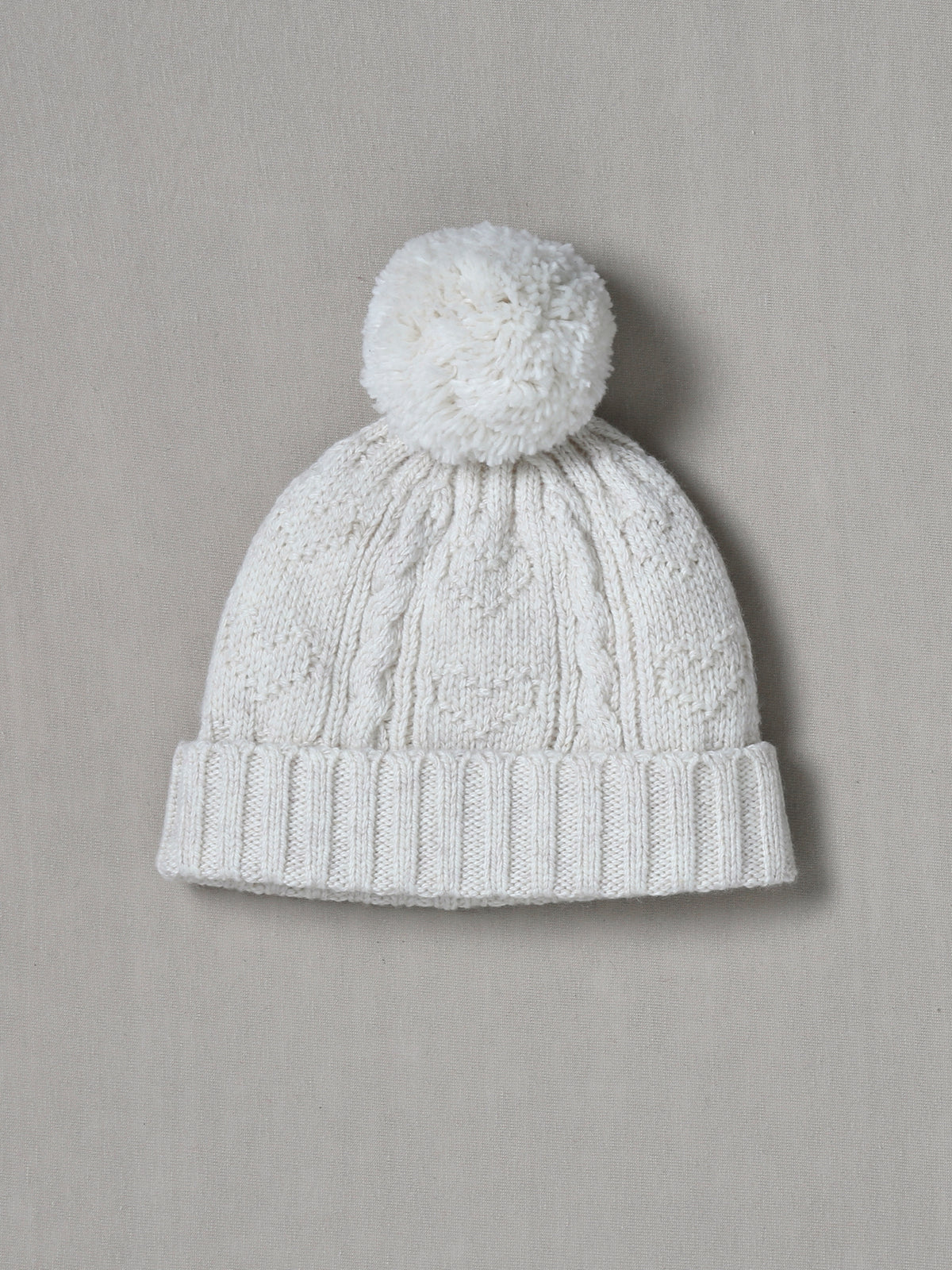 Bonnet coeurs Fille laine RWS*