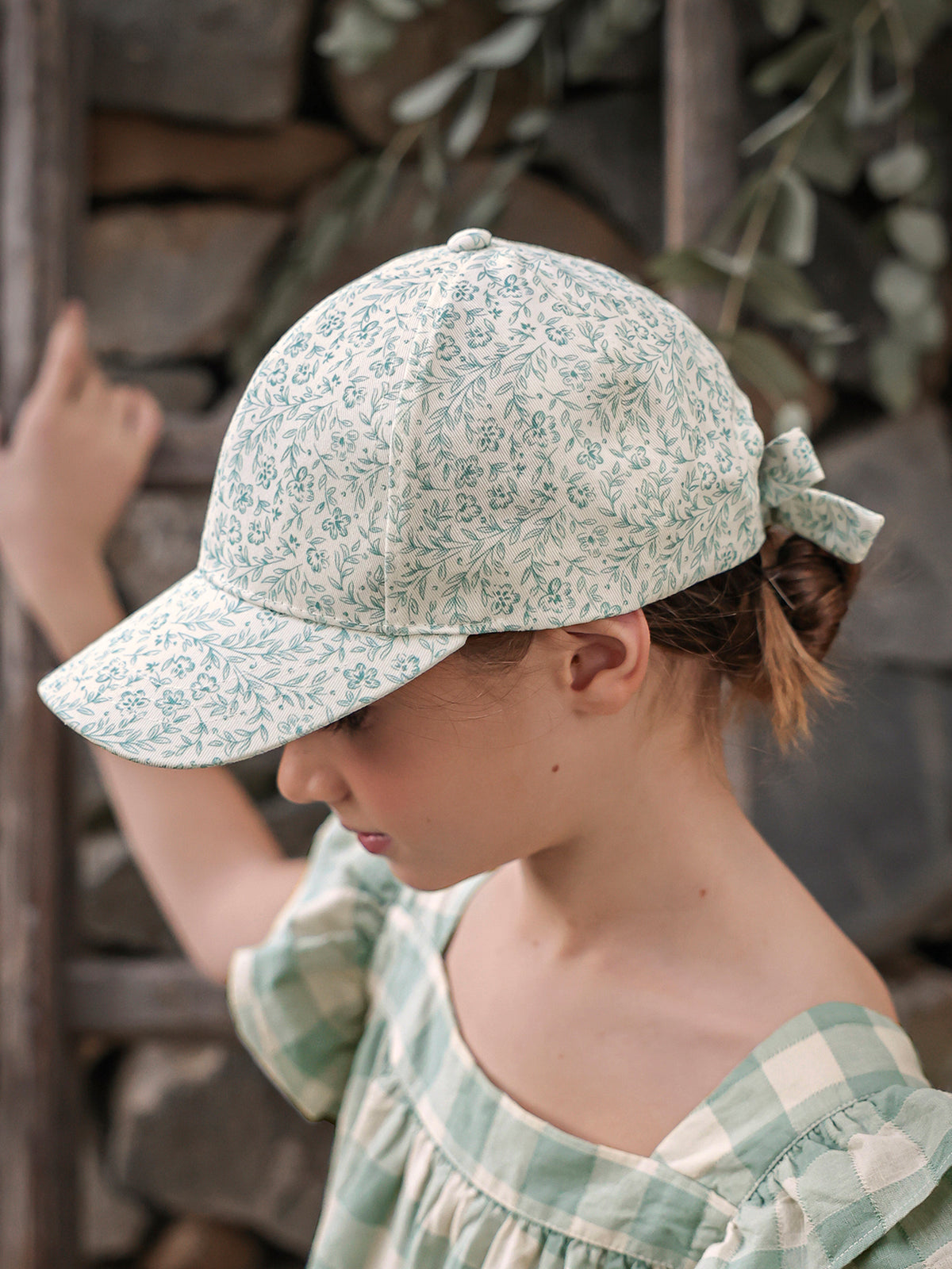 Casquette imprimé herbier Enfant