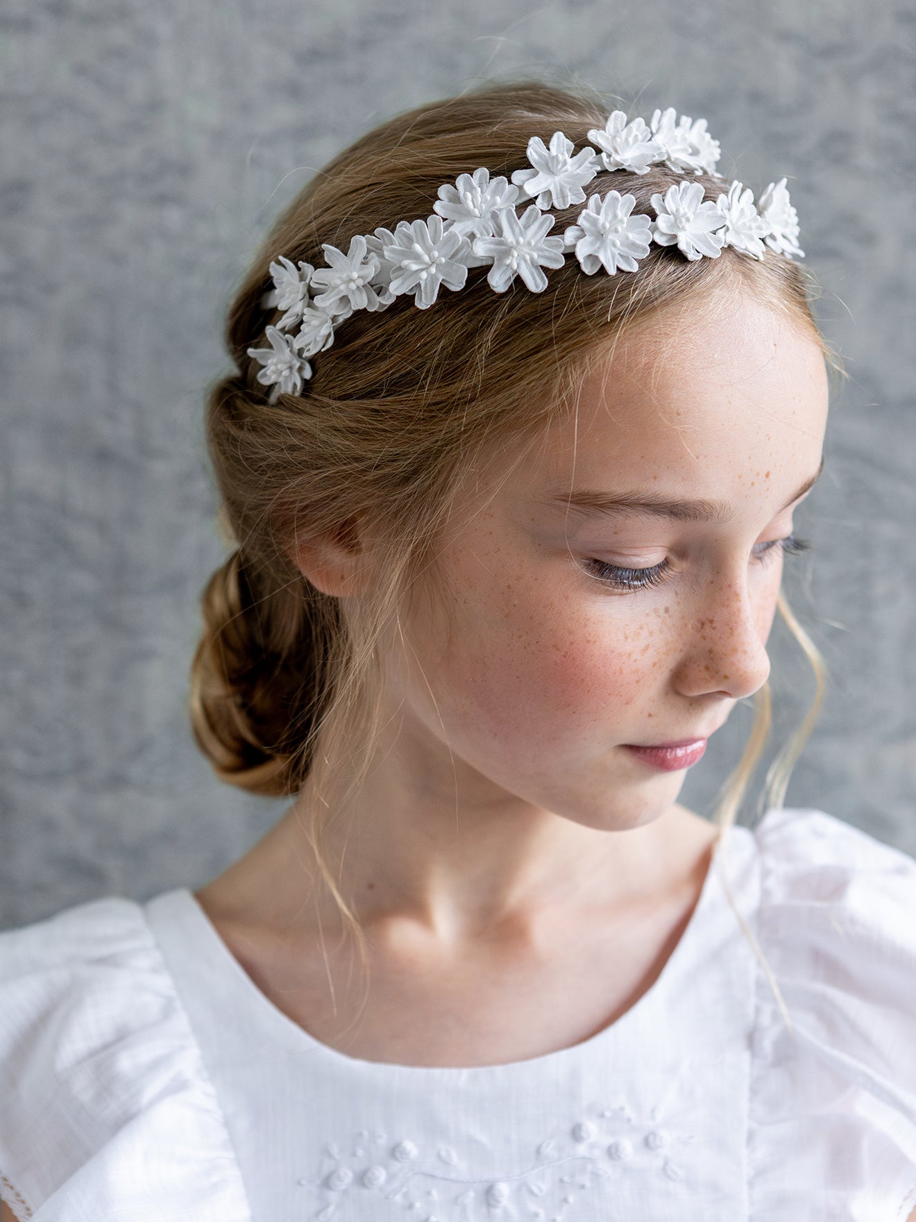 Serre-tête fleurs Fille