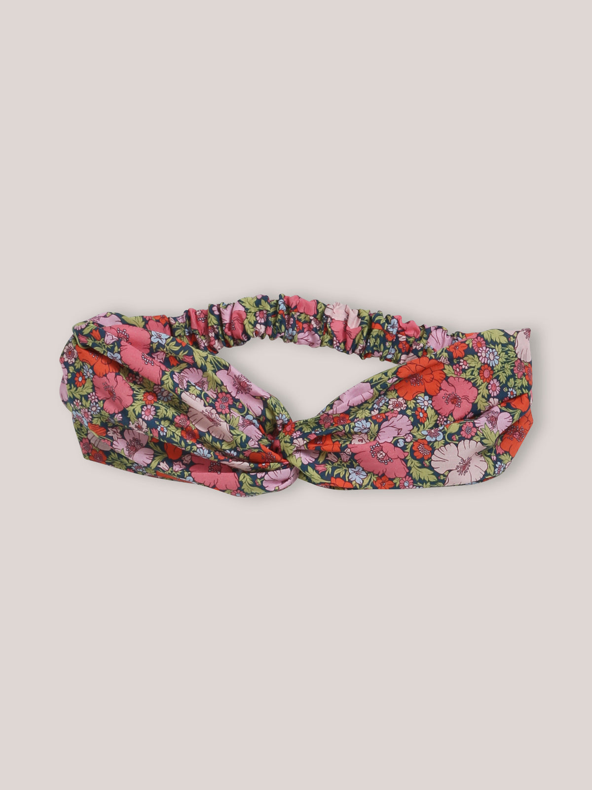 Serre-tête noeud en tissu Liberty Fille