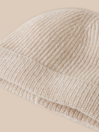 Bonnet en laine et mohair Fille